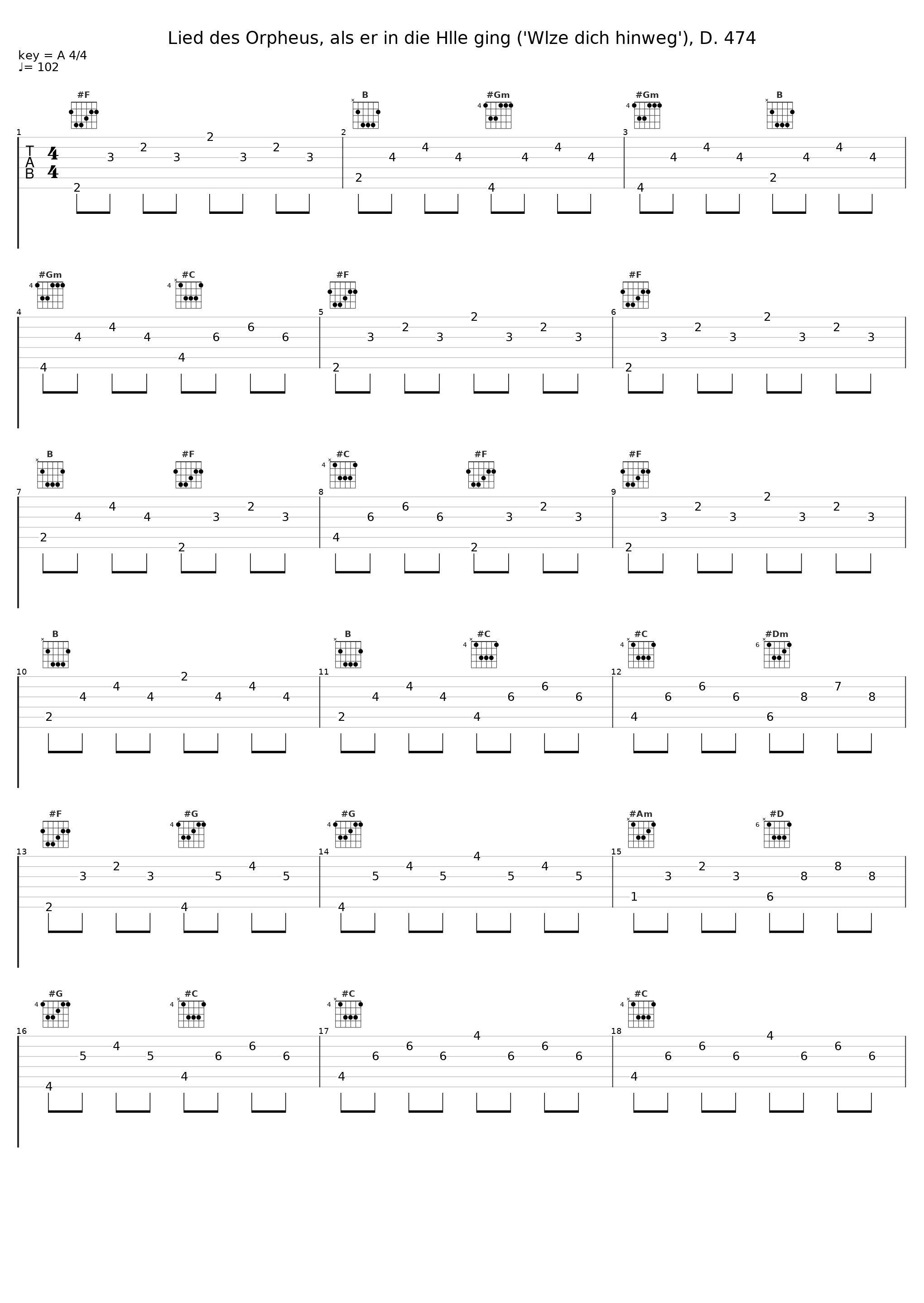 Lied des Orpheus, als er in die Hlle ging ('Wlze dich hinweg'), D. 474_Dietrich Fischer-Dieskau_1