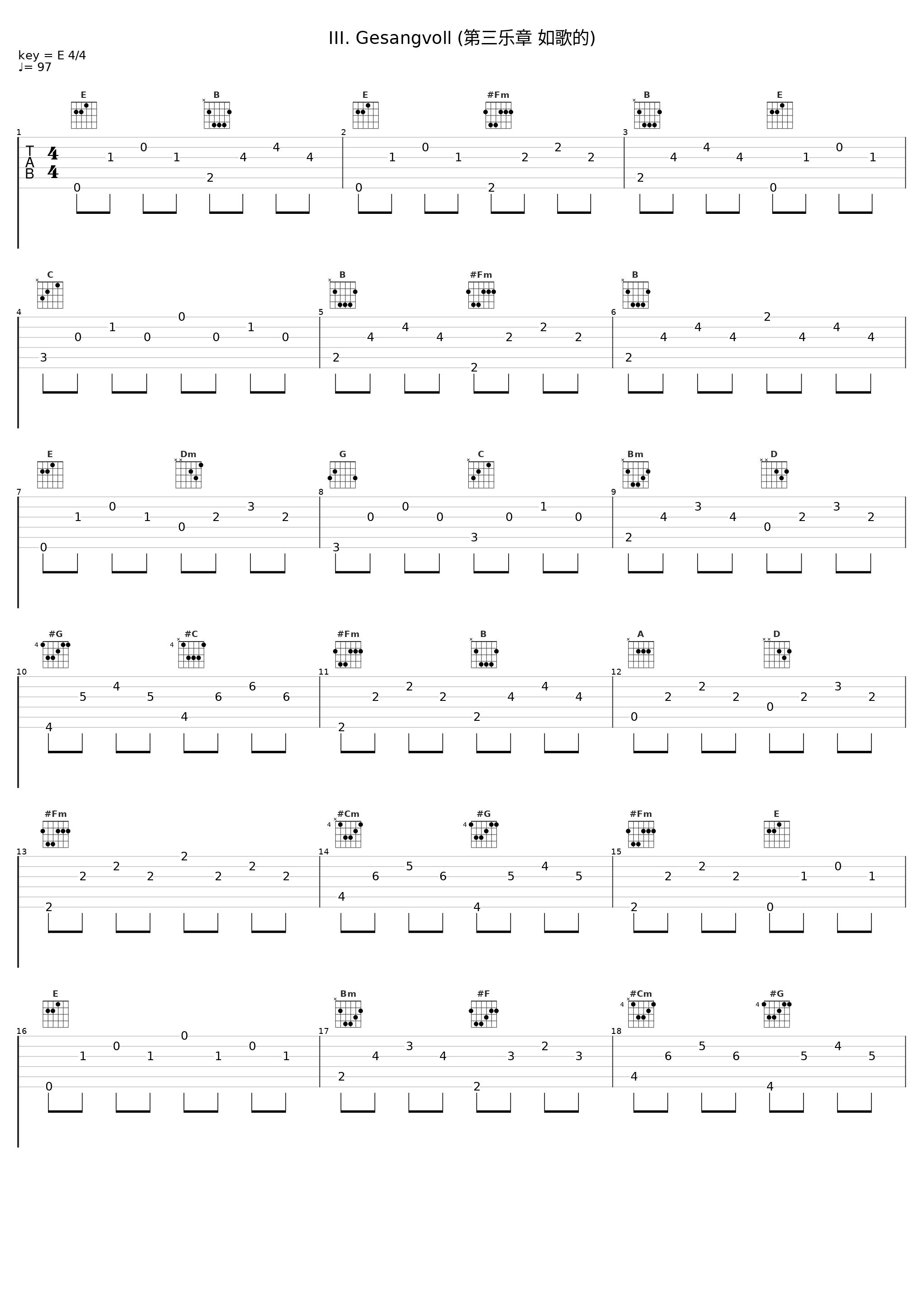 III. Gesangvoll (第三乐章 如歌的)_Wilhelm Backhaus_1
