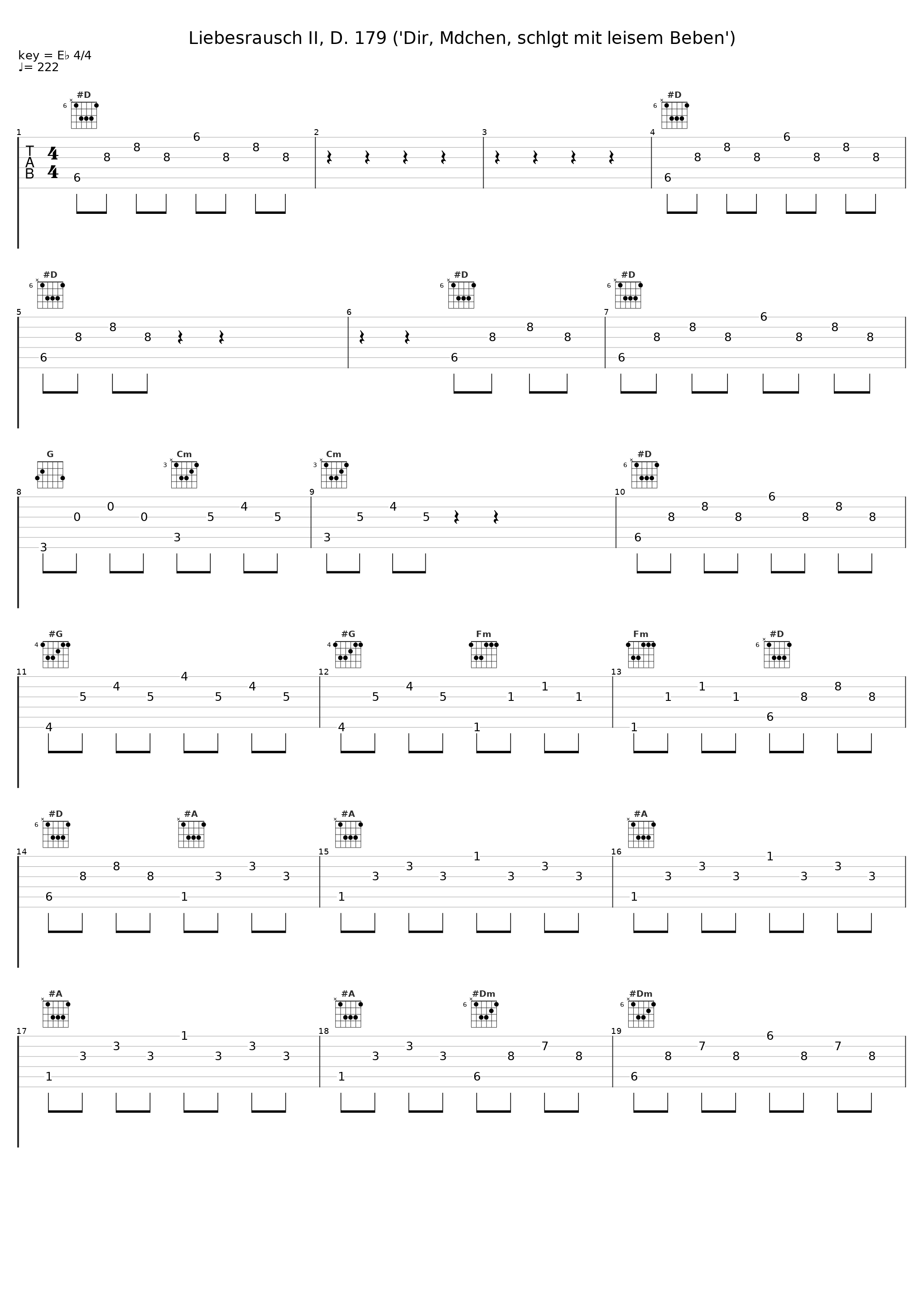 Liebesrausch II, D. 179 ('Dir, Mdchen, schlgt mit leisem Beben')_Dietrich Fischer-Dieskau_1