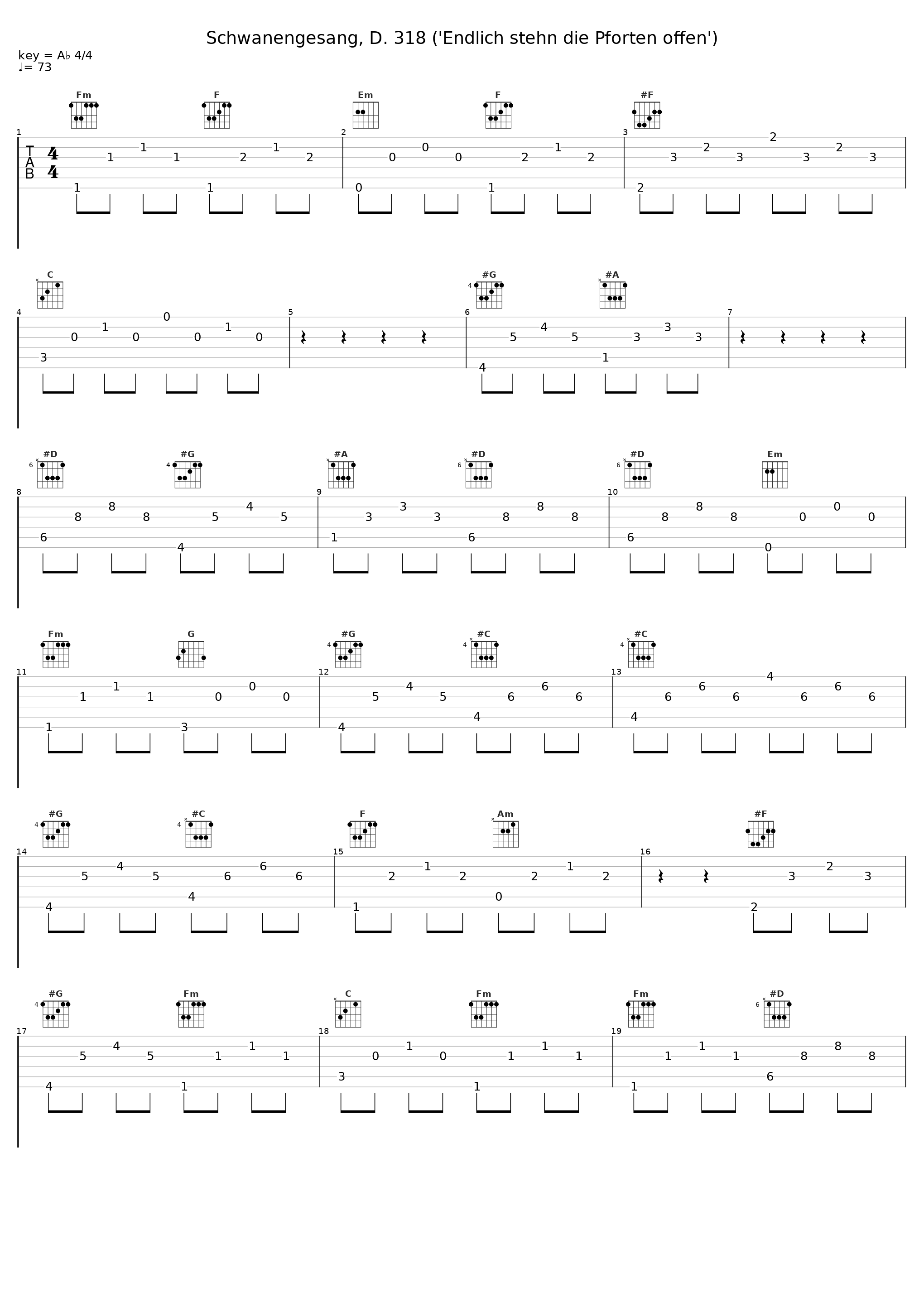 Schwanengesang, D. 318 ('Endlich stehn die Pforten offen')_Dietrich Fischer-Dieskau_1