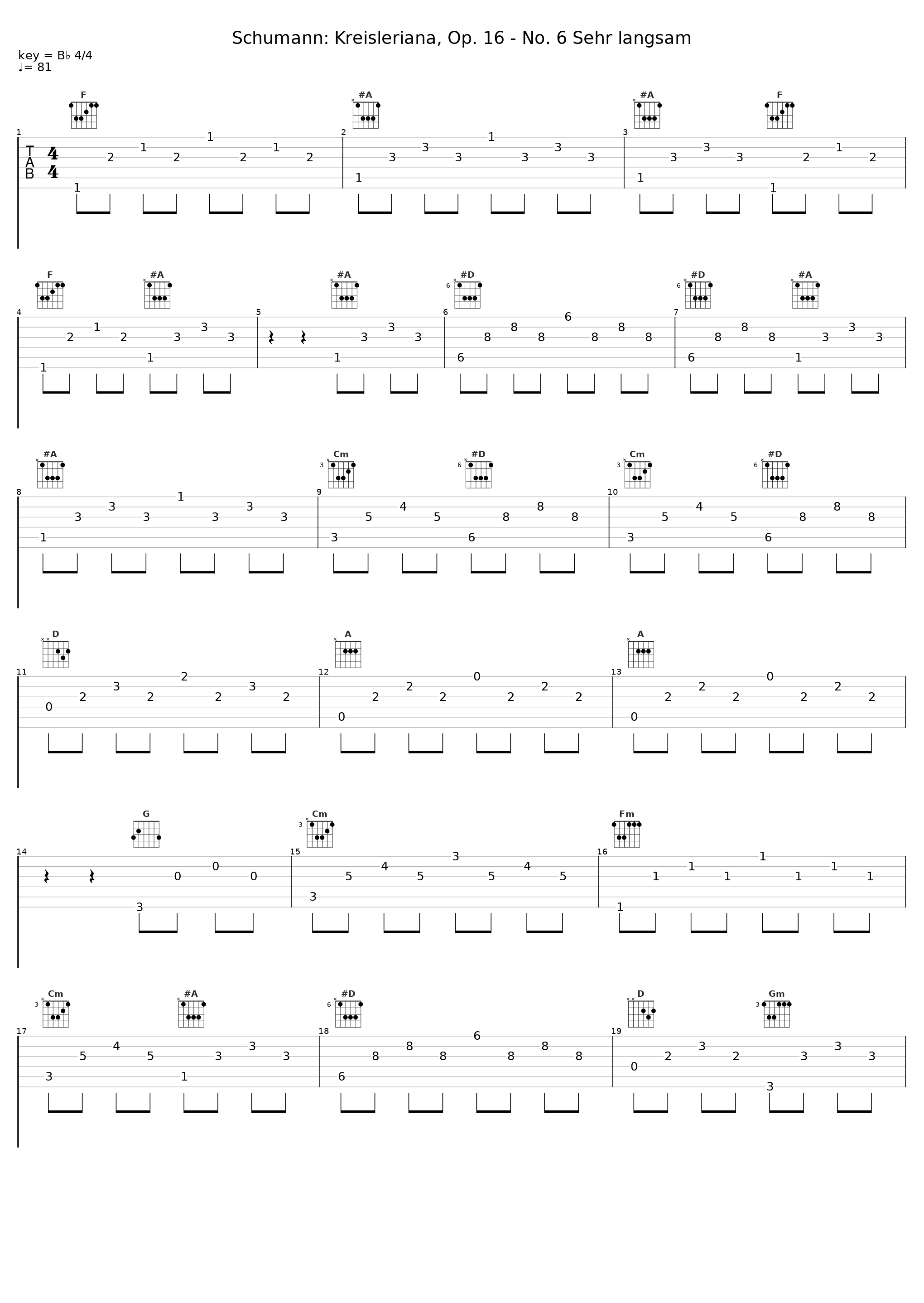 Schumann: Kreisleriana, Op. 16 - No. 6 Sehr langsam_Wilhelm Kempff_1
