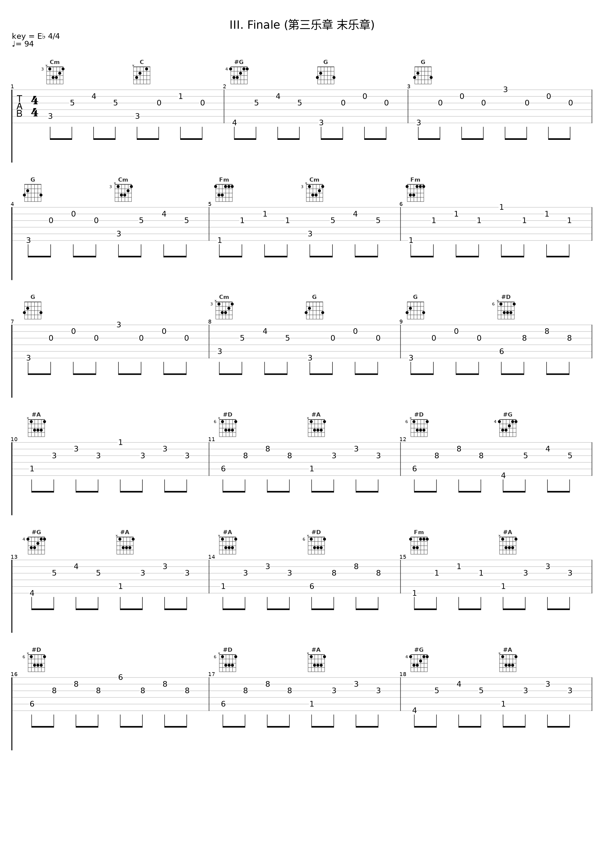 III. Finale (第三乐章 末乐章)_Wilhelm Backhaus_1