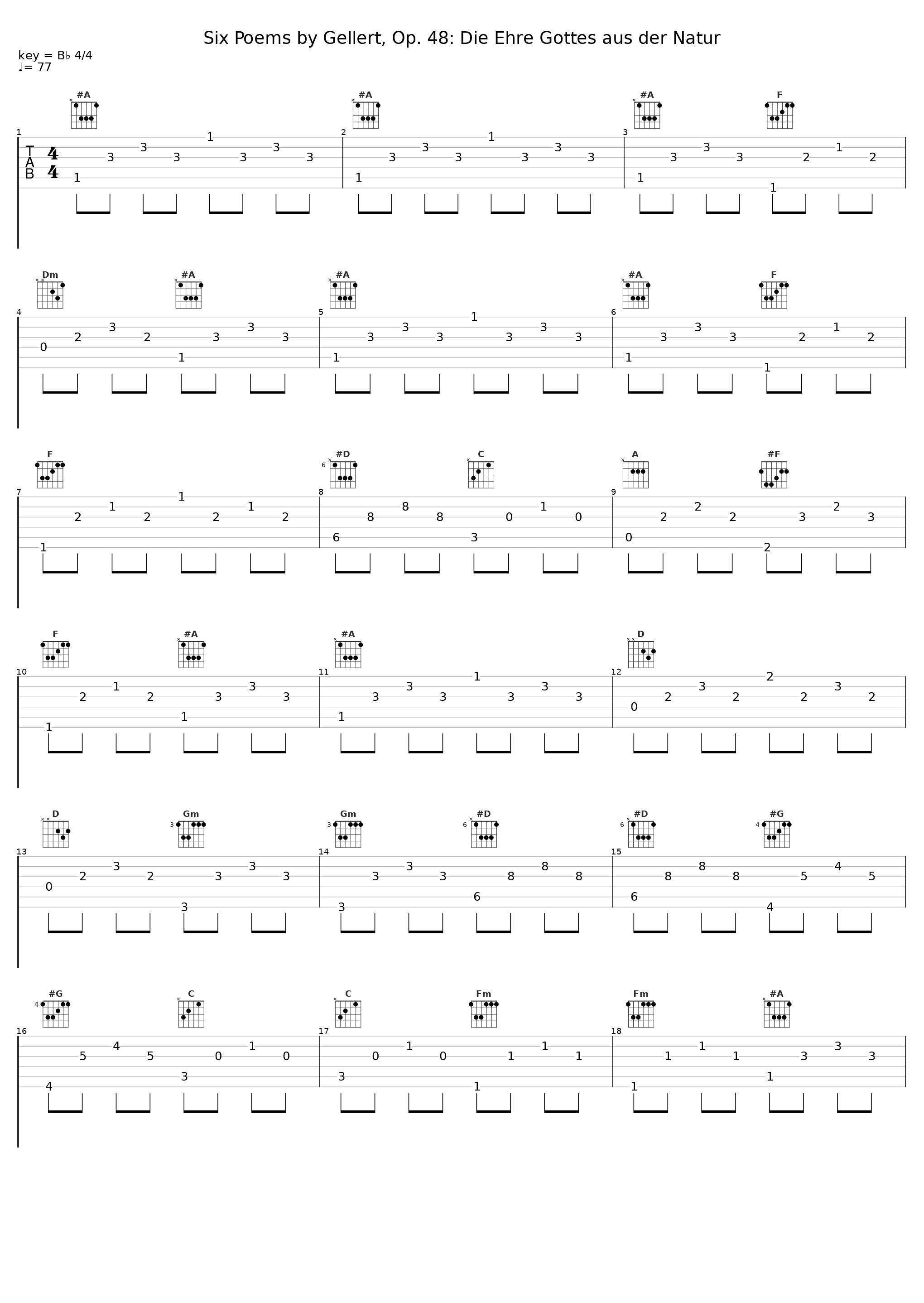Six Poems by Gellert, Op. 48: Die Ehre Gottes aus der Natur_Dietrich Fischer-Dieskau,Hertha Klust_1