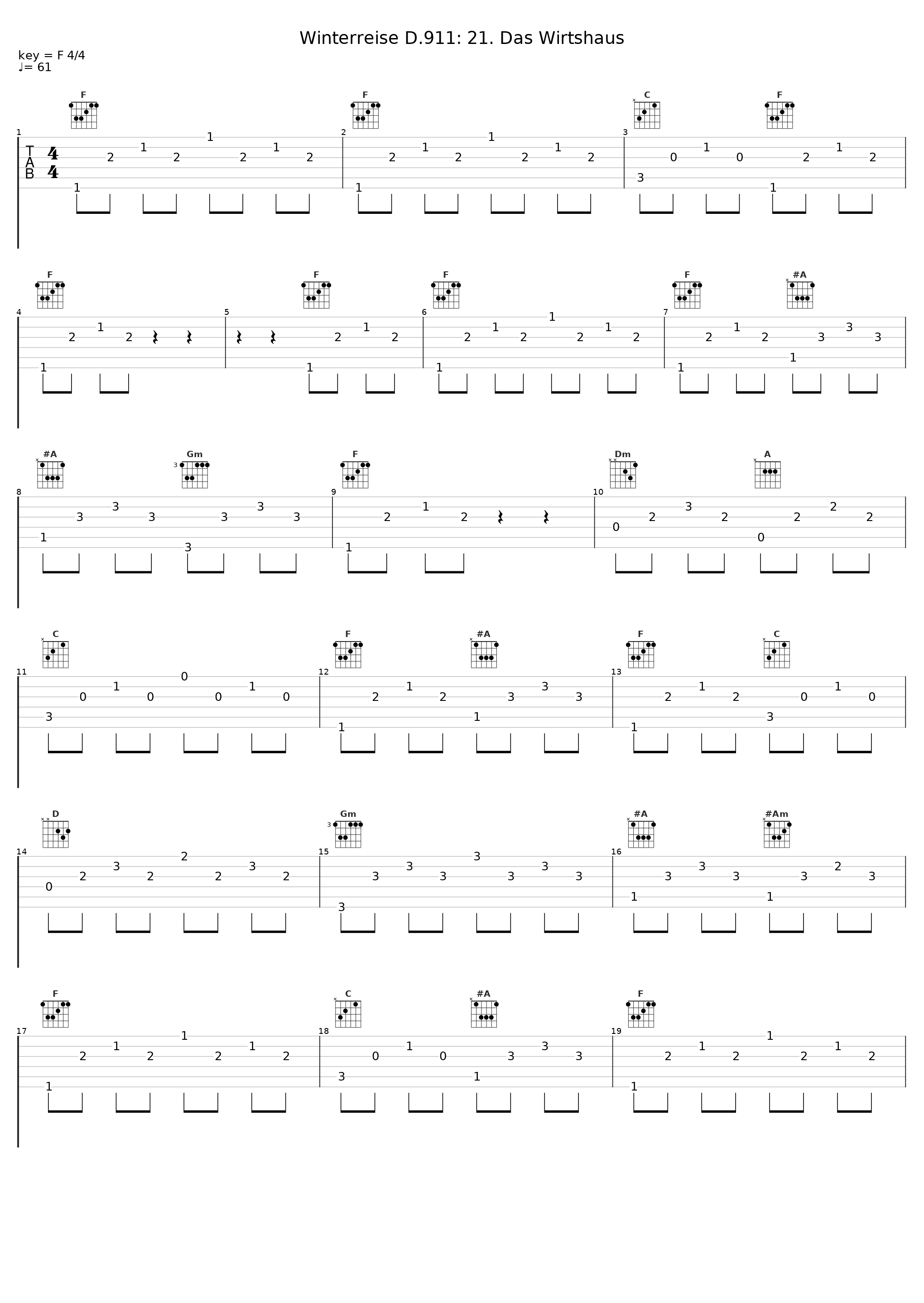 Winterreise D.911: 21. Das Wirtshaus_Dietrich Fischer-Dieskau_1