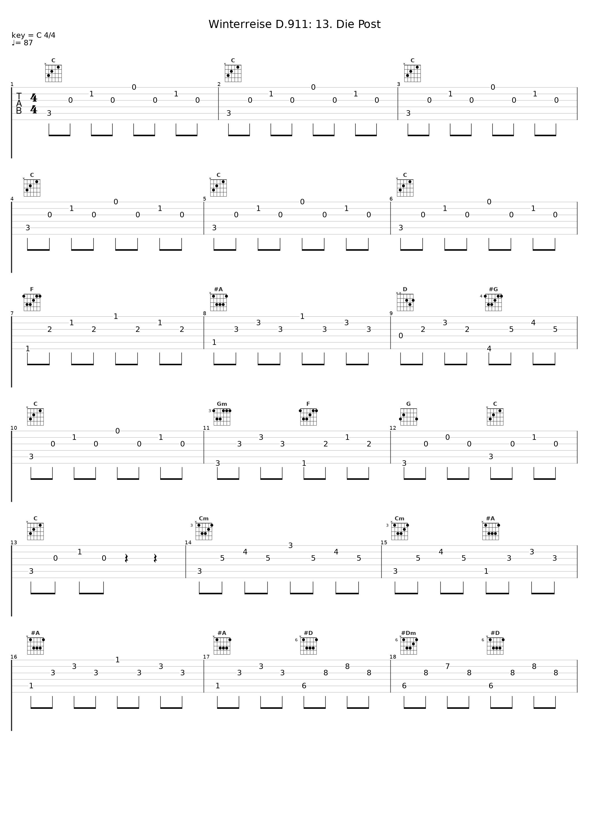 Winterreise D.911: 13. Die Post_Dietrich Fischer-Dieskau_1