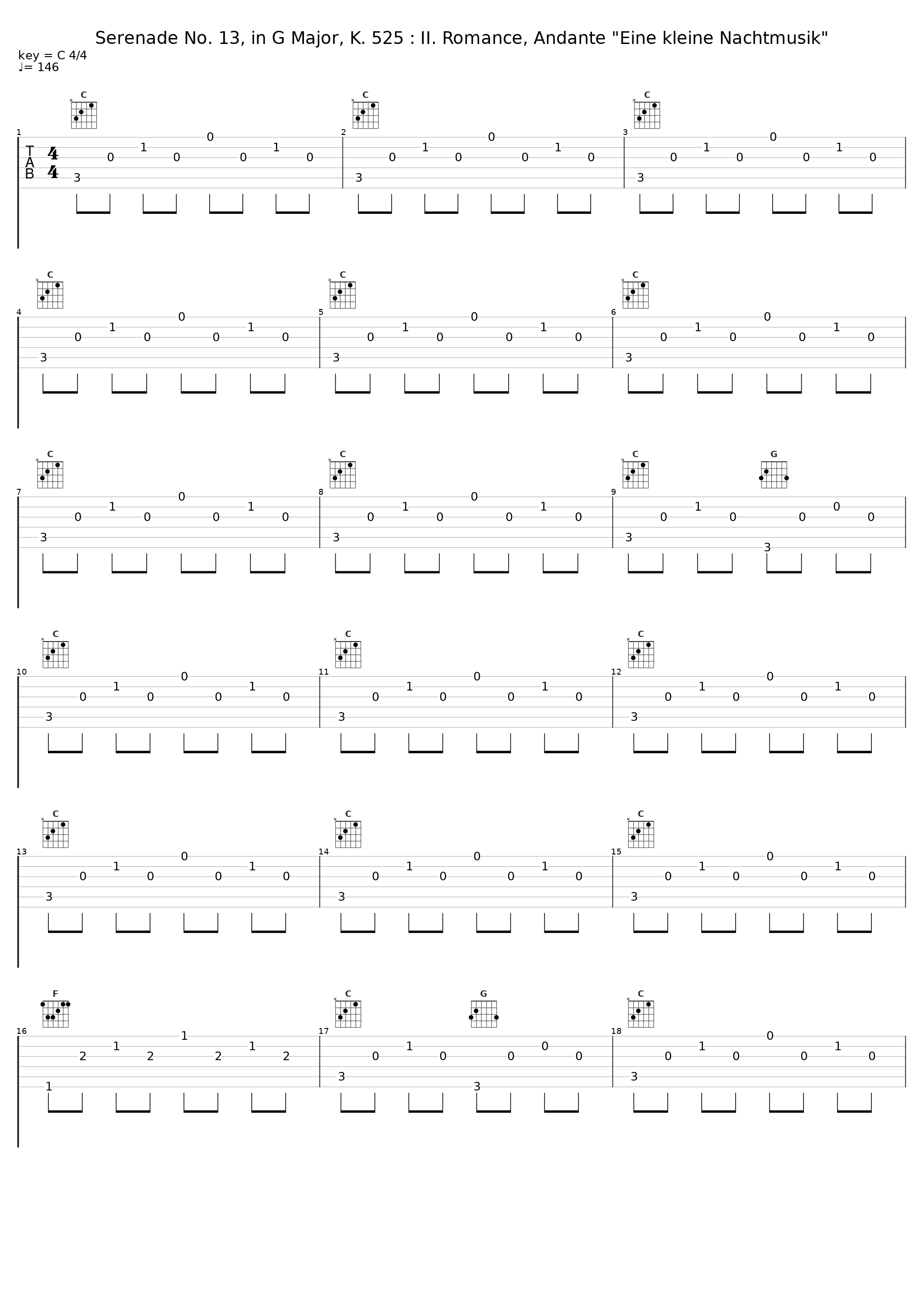 Serenade No. 13, in G Major, K. 525 : II. Romance, Andante "Eine kleine Nachtmusik"_Wiener Philharmoniker,Wilhelm Furtwängler_1