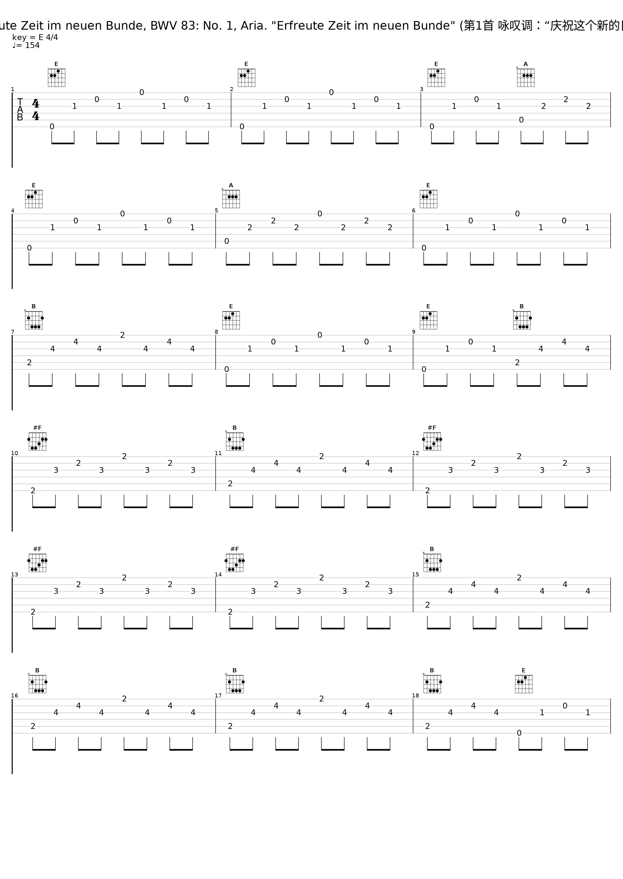 Erfreute Zeit im neuen Bunde, BWV 83: No. 1, Aria. "Erfreute Zeit im neuen Bunde" (第1首 咏叹调:“庆祝这个新的日子”)_Concentus Musicus Wien,Nikolaus Harnoncourt,Wilhelm Wiedl_1
