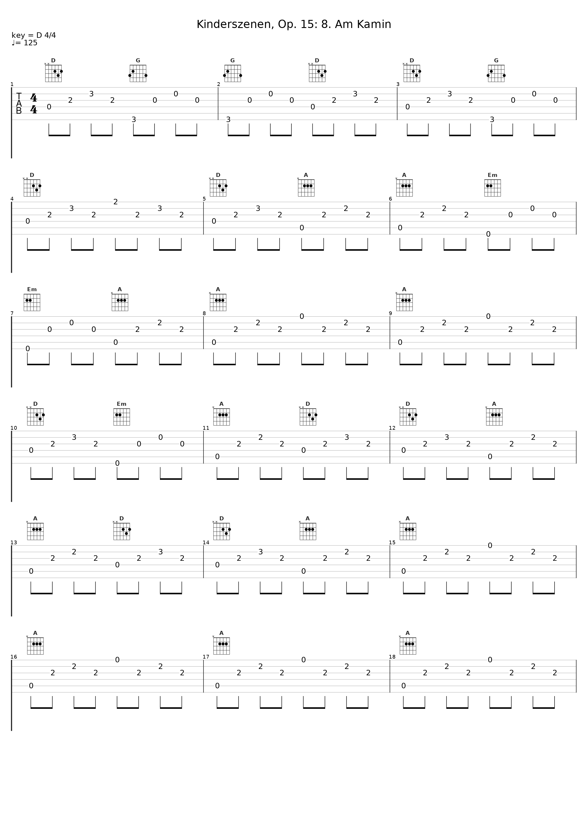 Kinderszenen, Op. 15: 8. Am Kamin_Rafael Aguirre_1