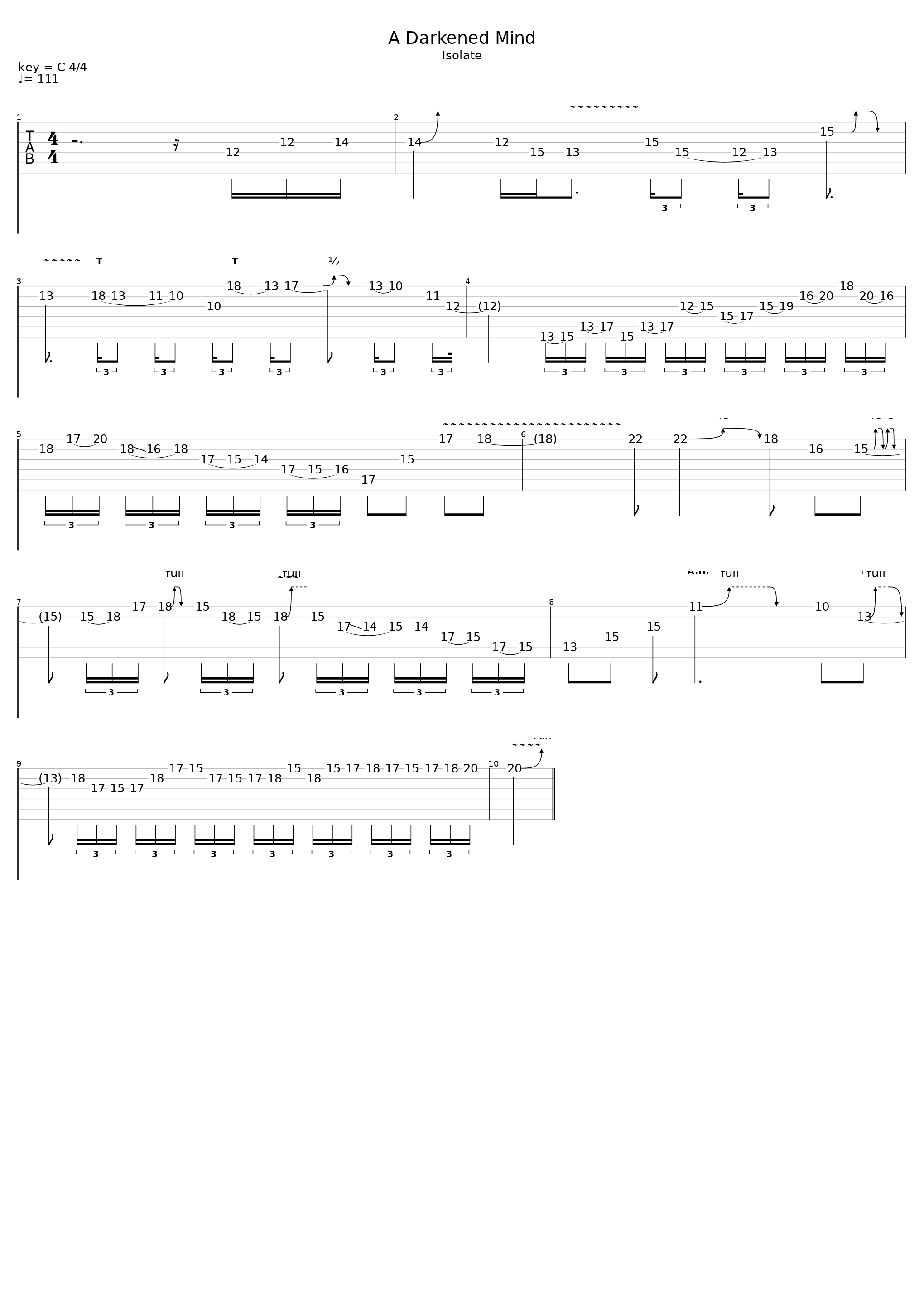 A Darkened Mind_Circus Maximus_1