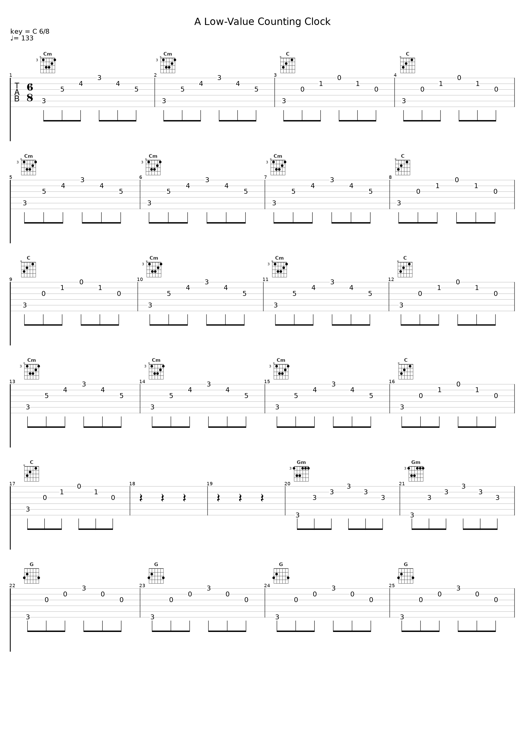 A Low-Value Counting Clock_Ataraxia_1