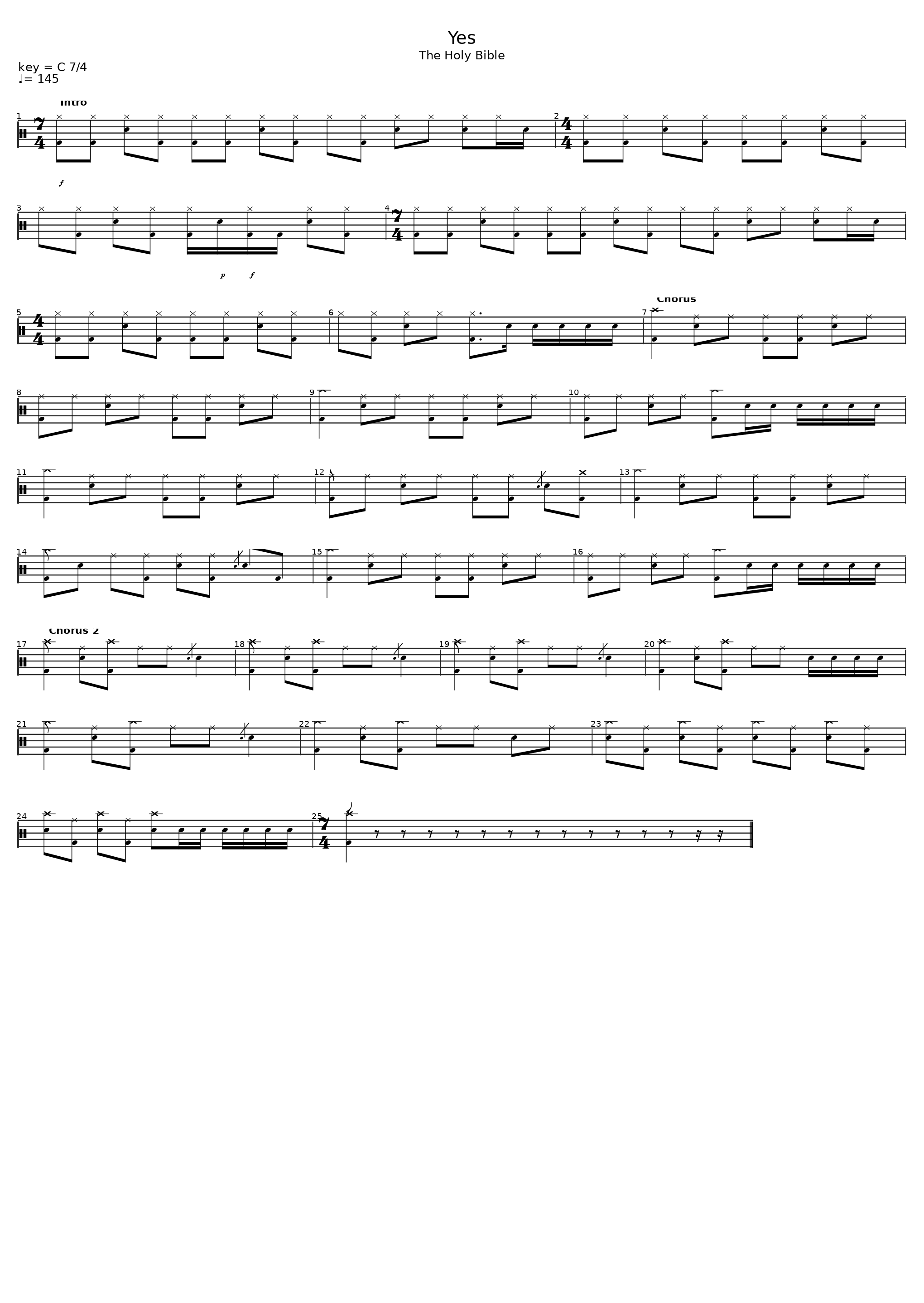 Yes - Drums shortened solo (inspired by MPS)_Manic Street Preachers_1
