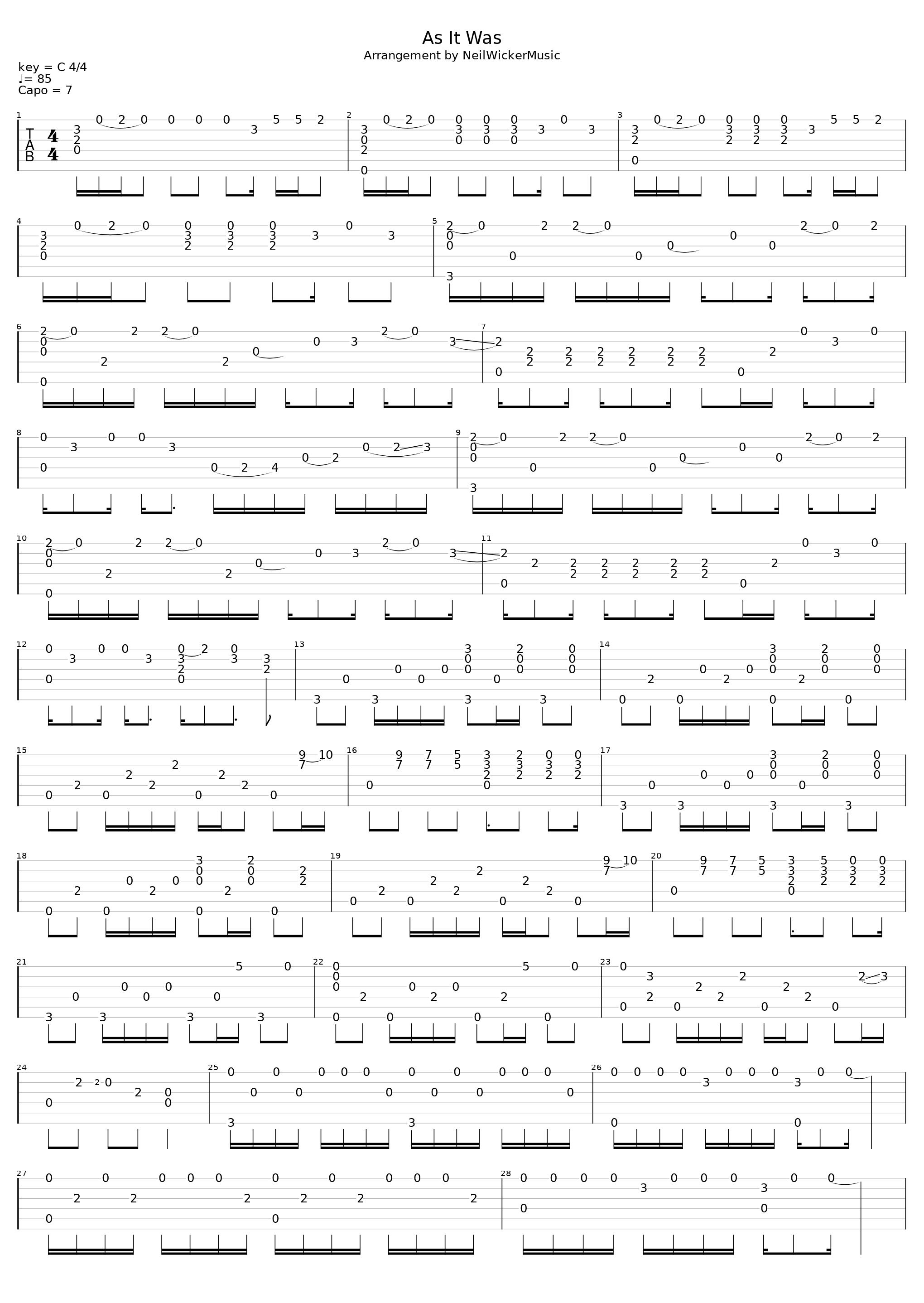 As It Was (Harry Styles)_Neil Wicker_1