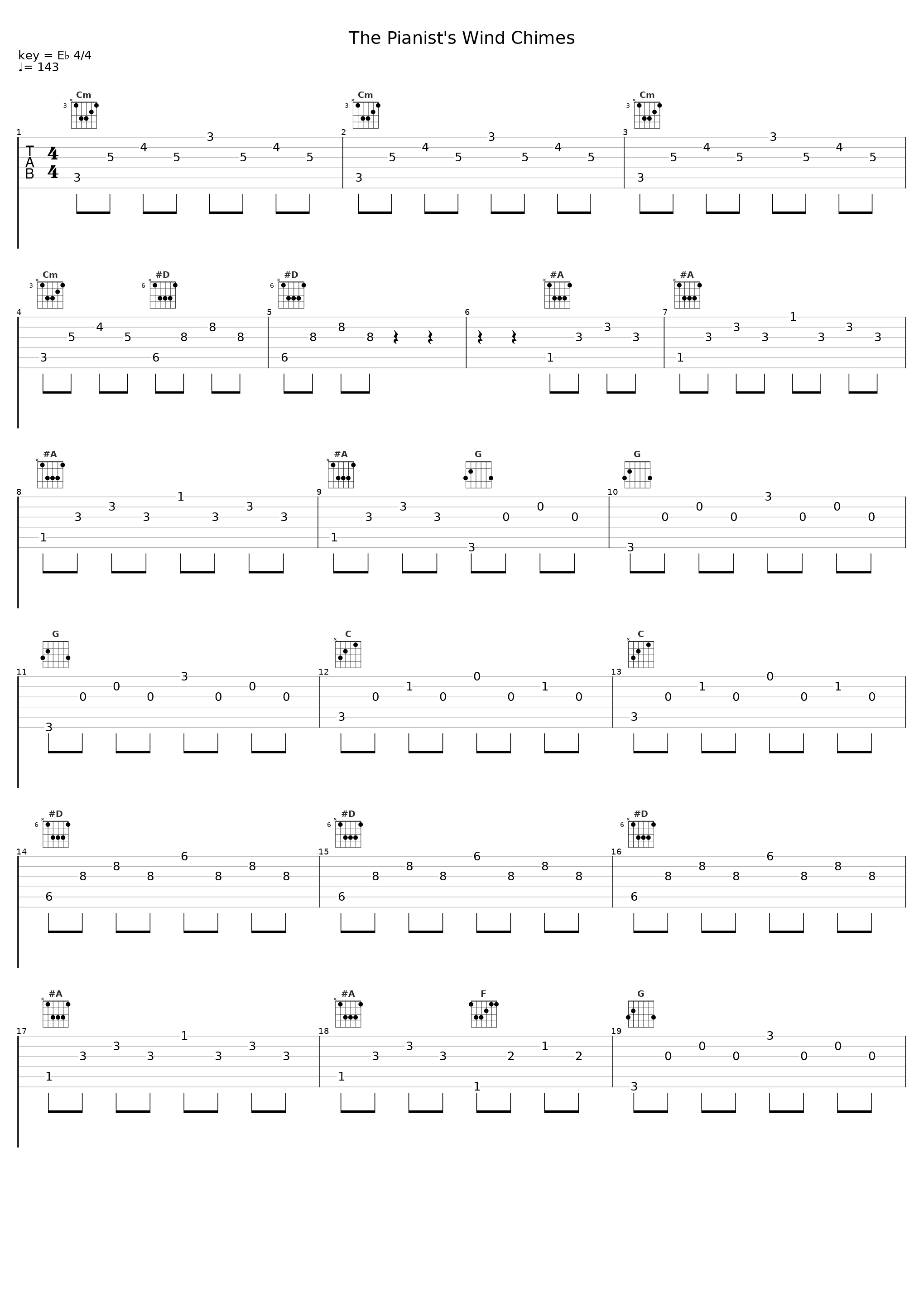 The Pianist's Wind Chimes_Relax α Wave_1