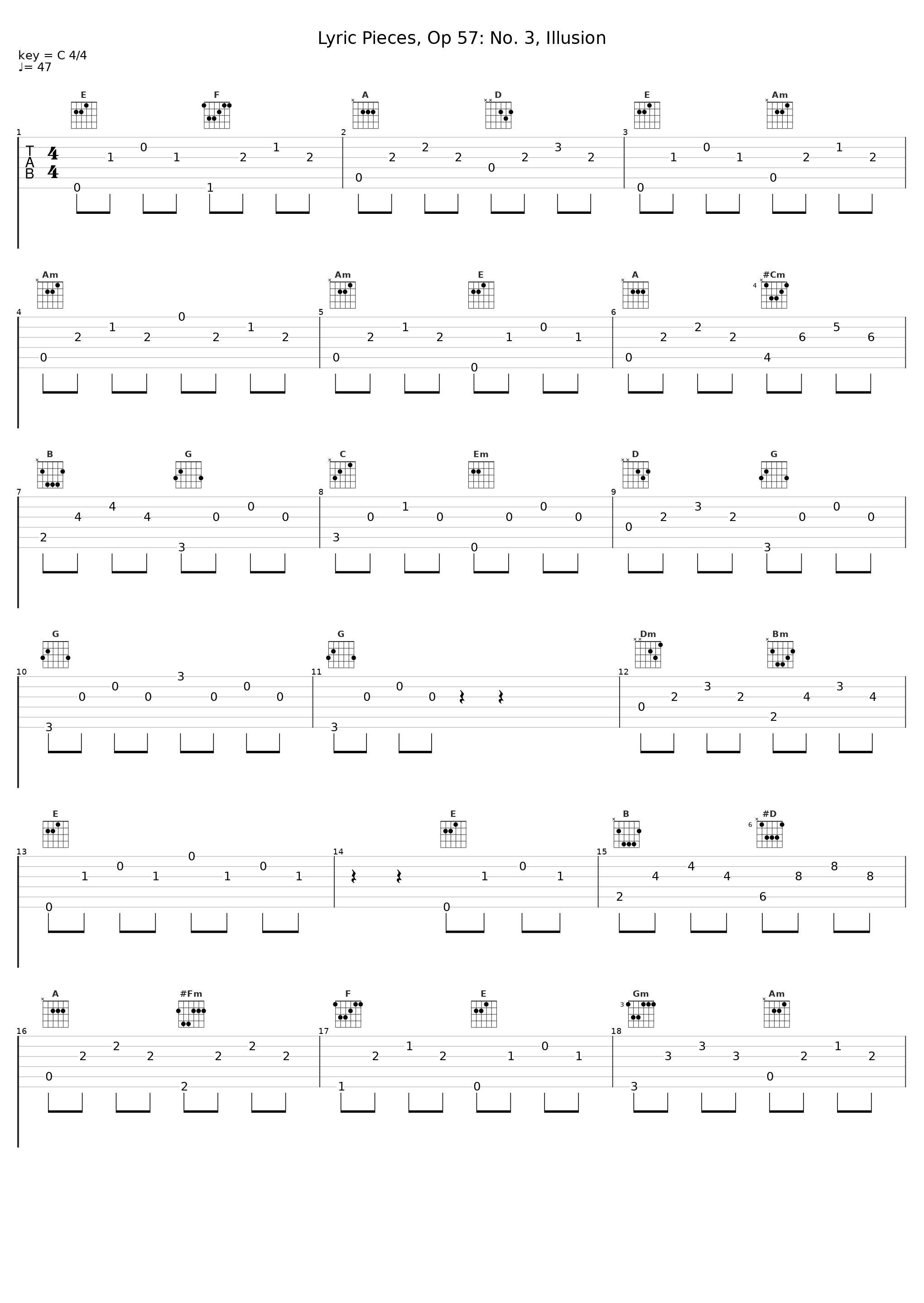 Lyric Pieces, Op 57: No. 3, Illusion_Ziad Kreidy_1