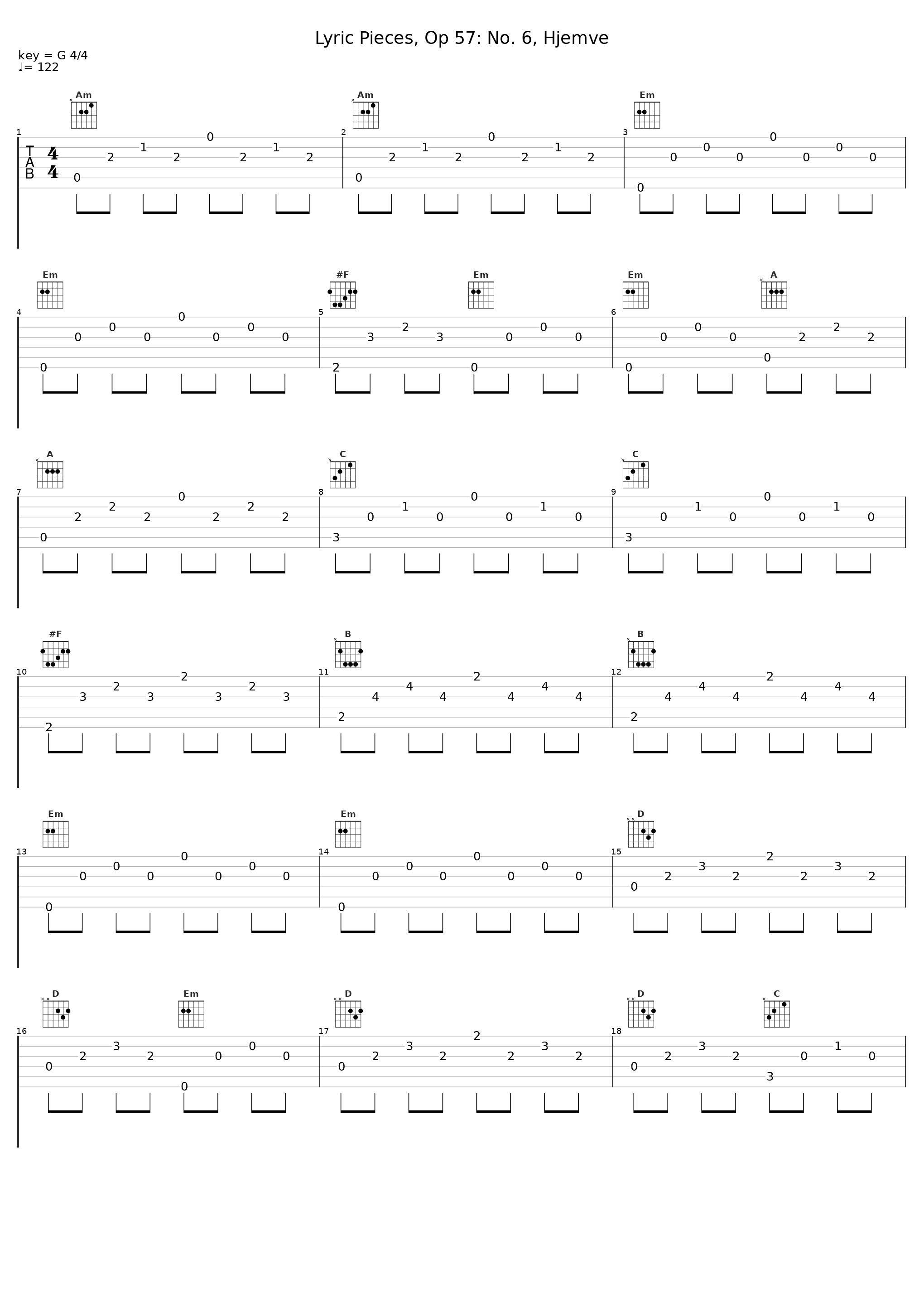 Lyric Pieces, Op 57: No. 6, Hjemve_Ziad Kreidy_1