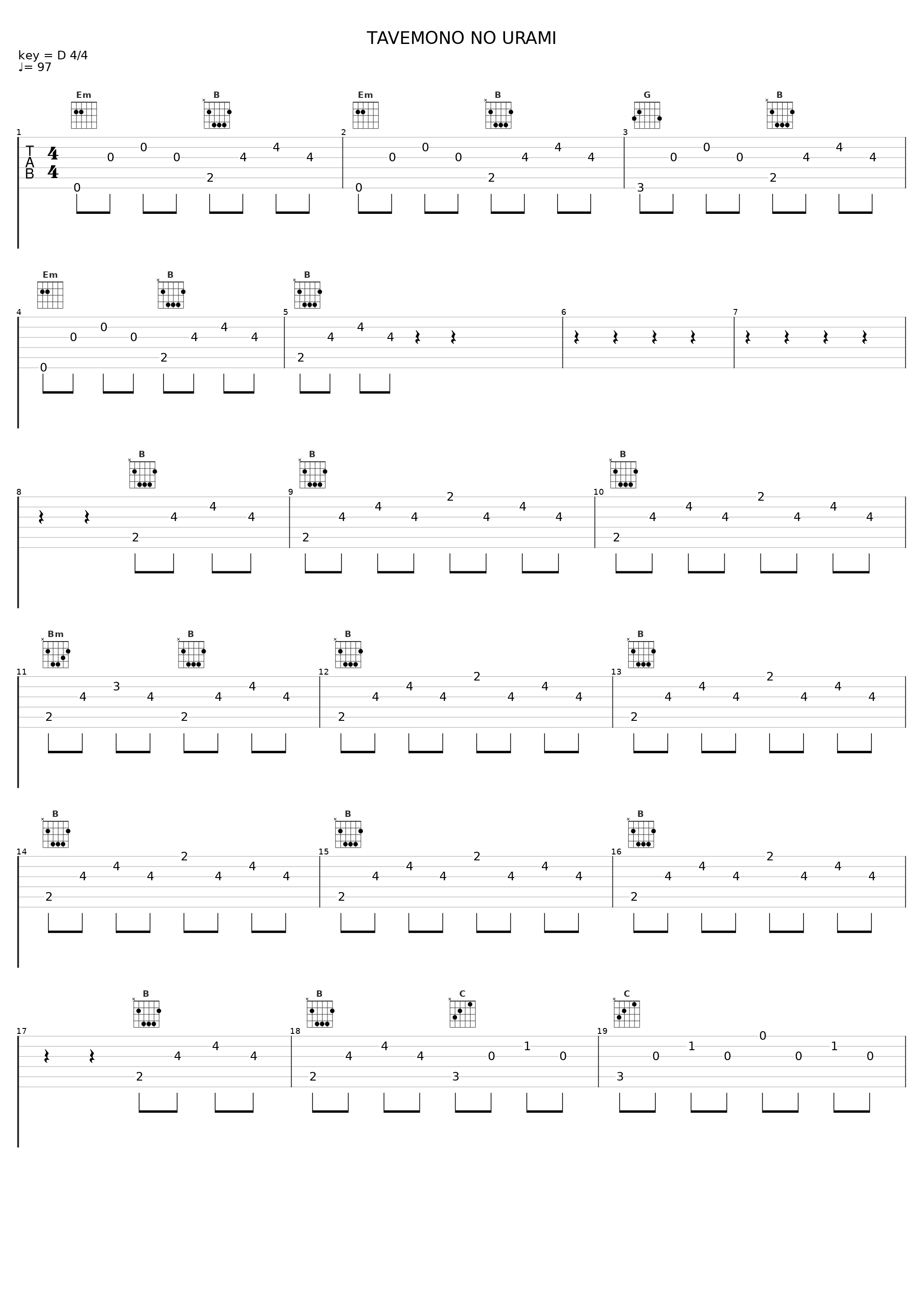 TAVEMONO NO URAMI_打首狱门同好会_1