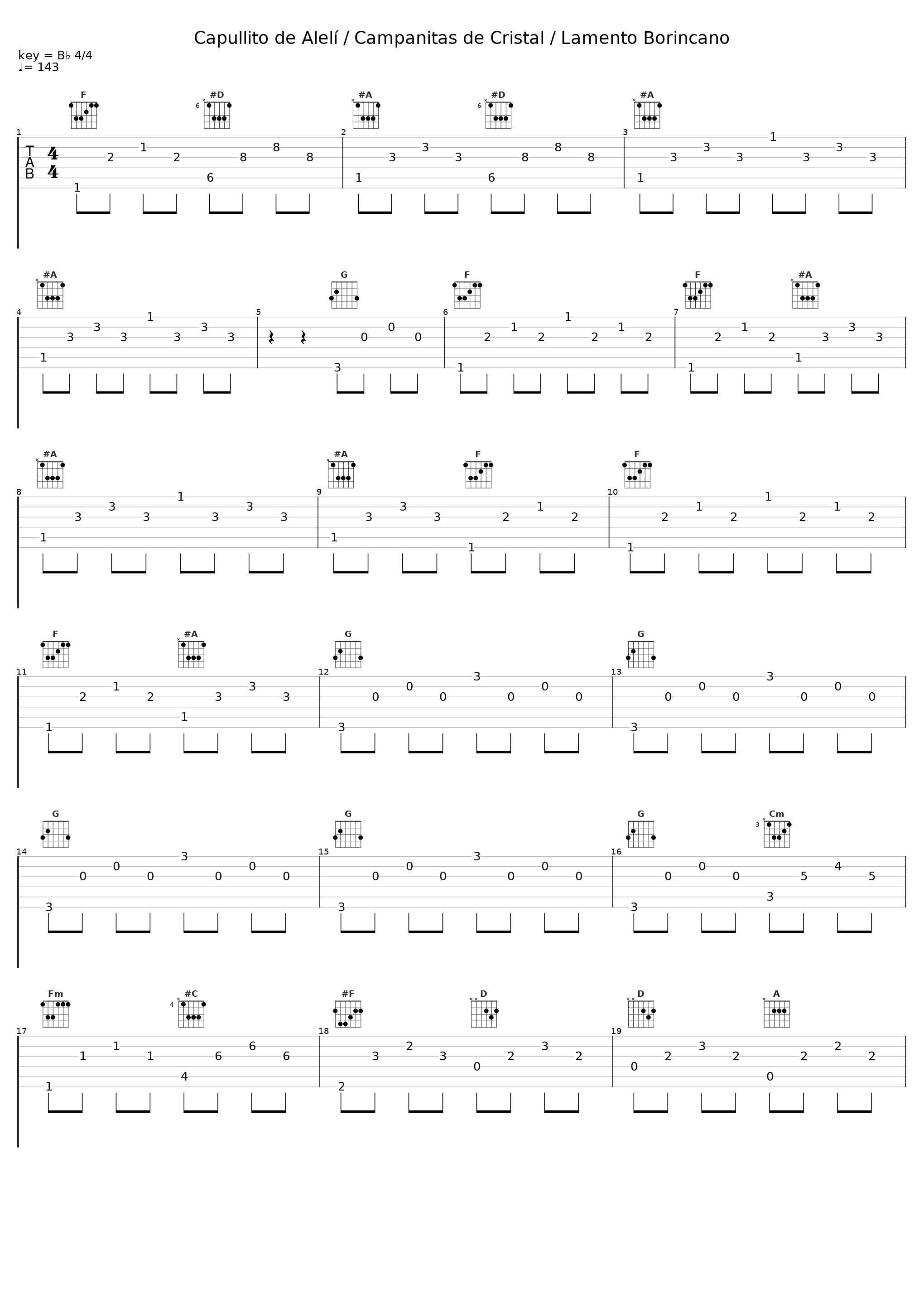 Capullito de Alelí / Campanitas de Cristal / Lamento Borincano_Los Tres Ases_1