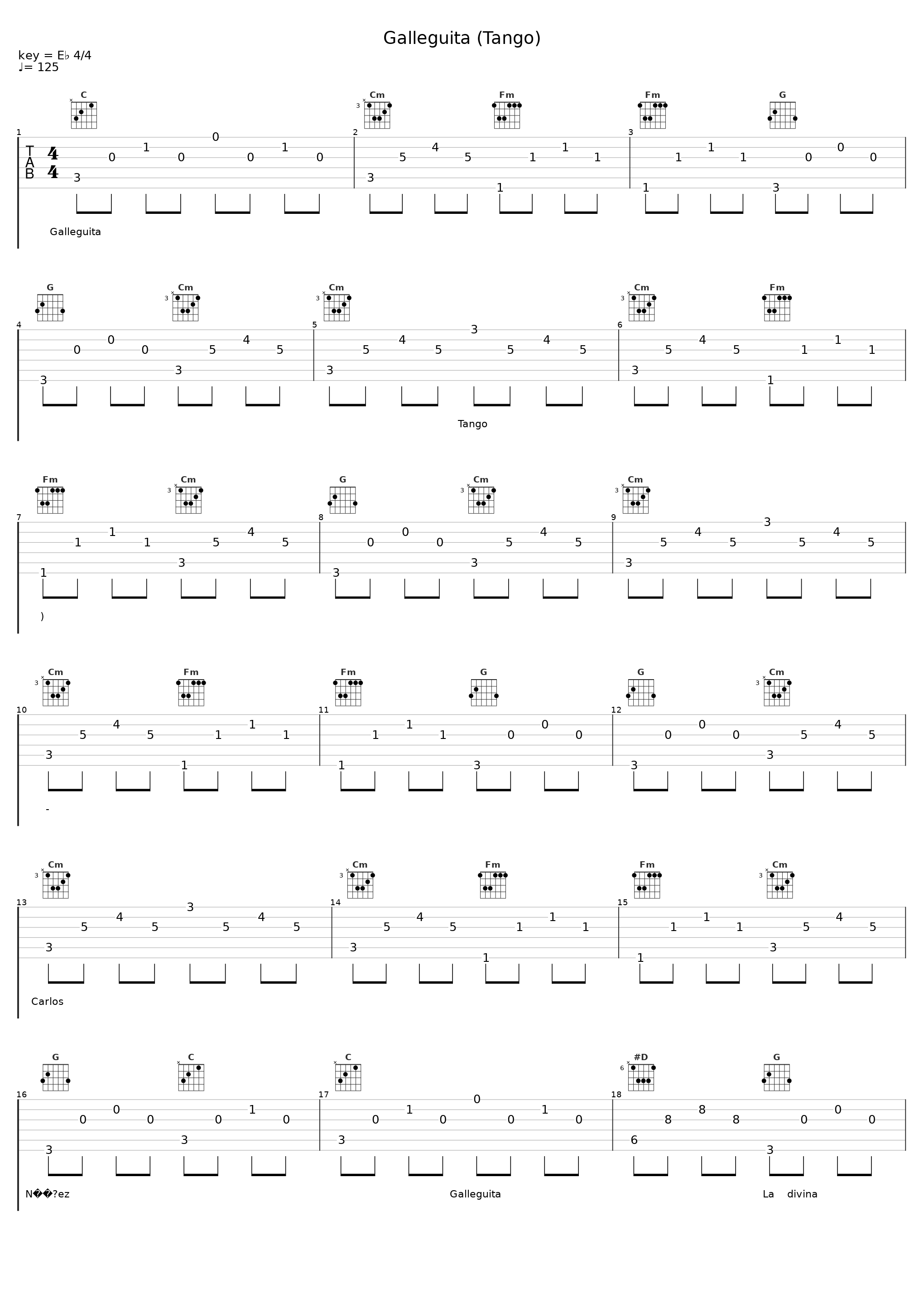 Galleguita (Tango)_Carlos Núñez_1