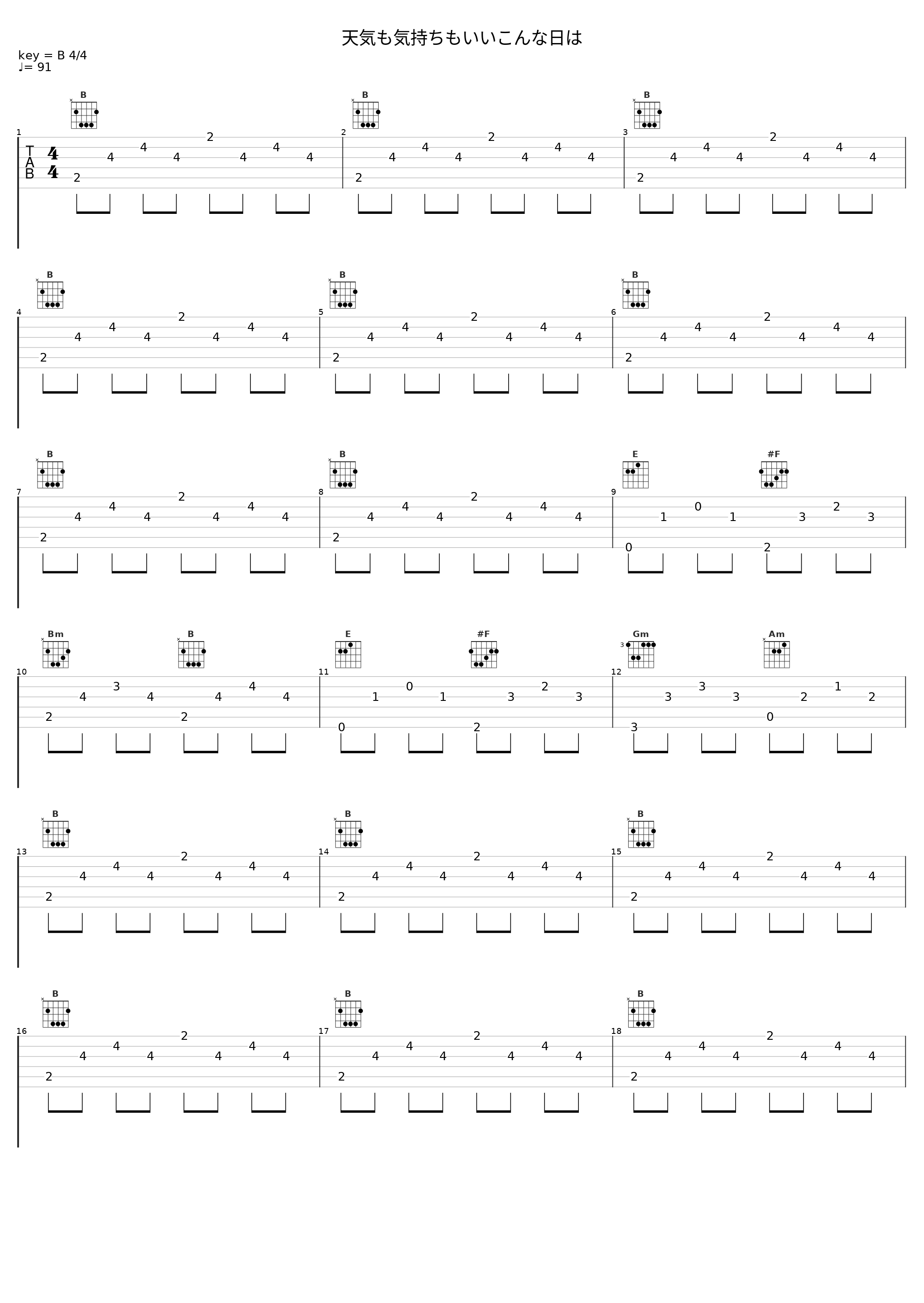 天気も気持ちもいいこんな日は_日本ACG_1