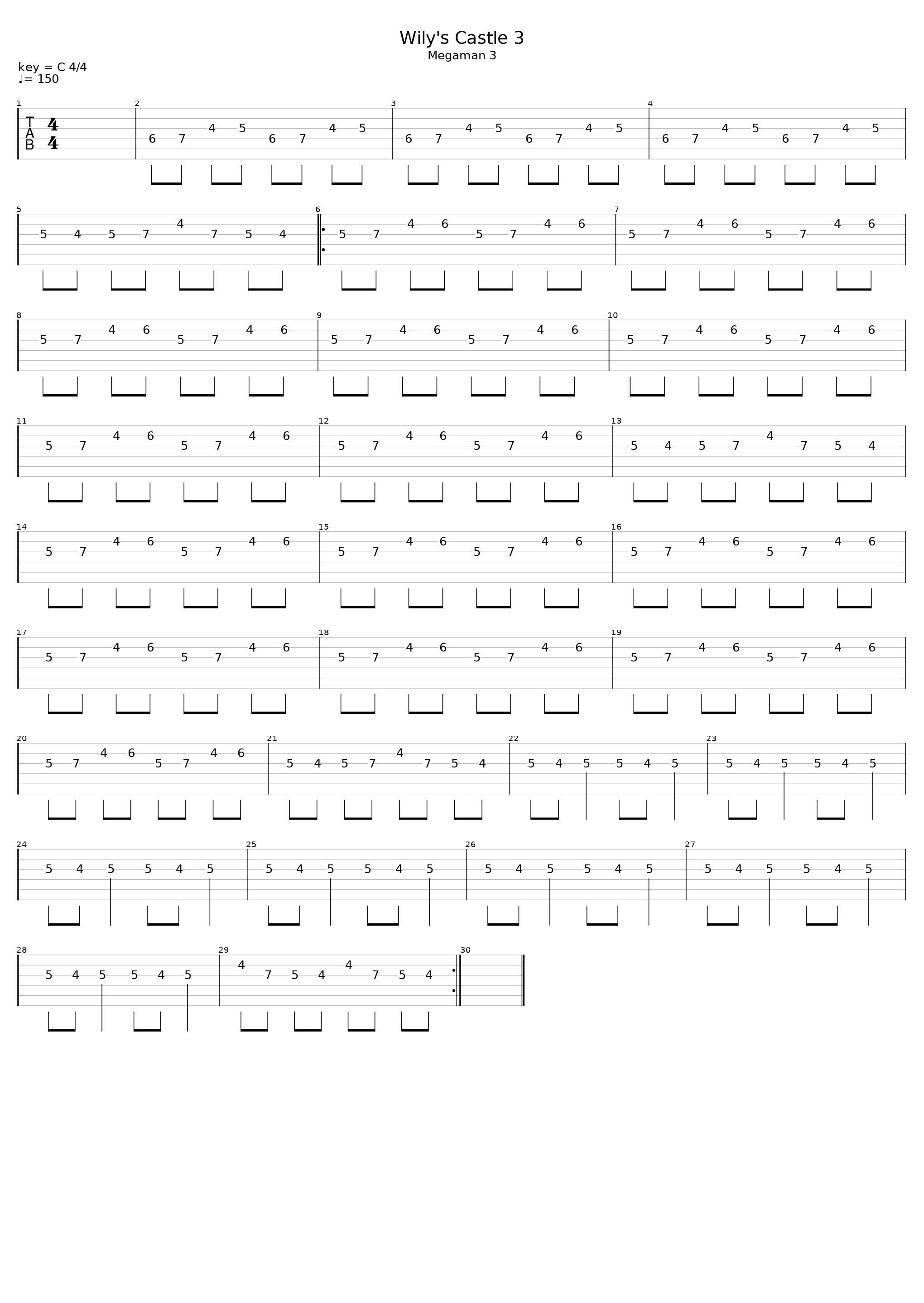 Wilys Castle 3_Megaman 3_1