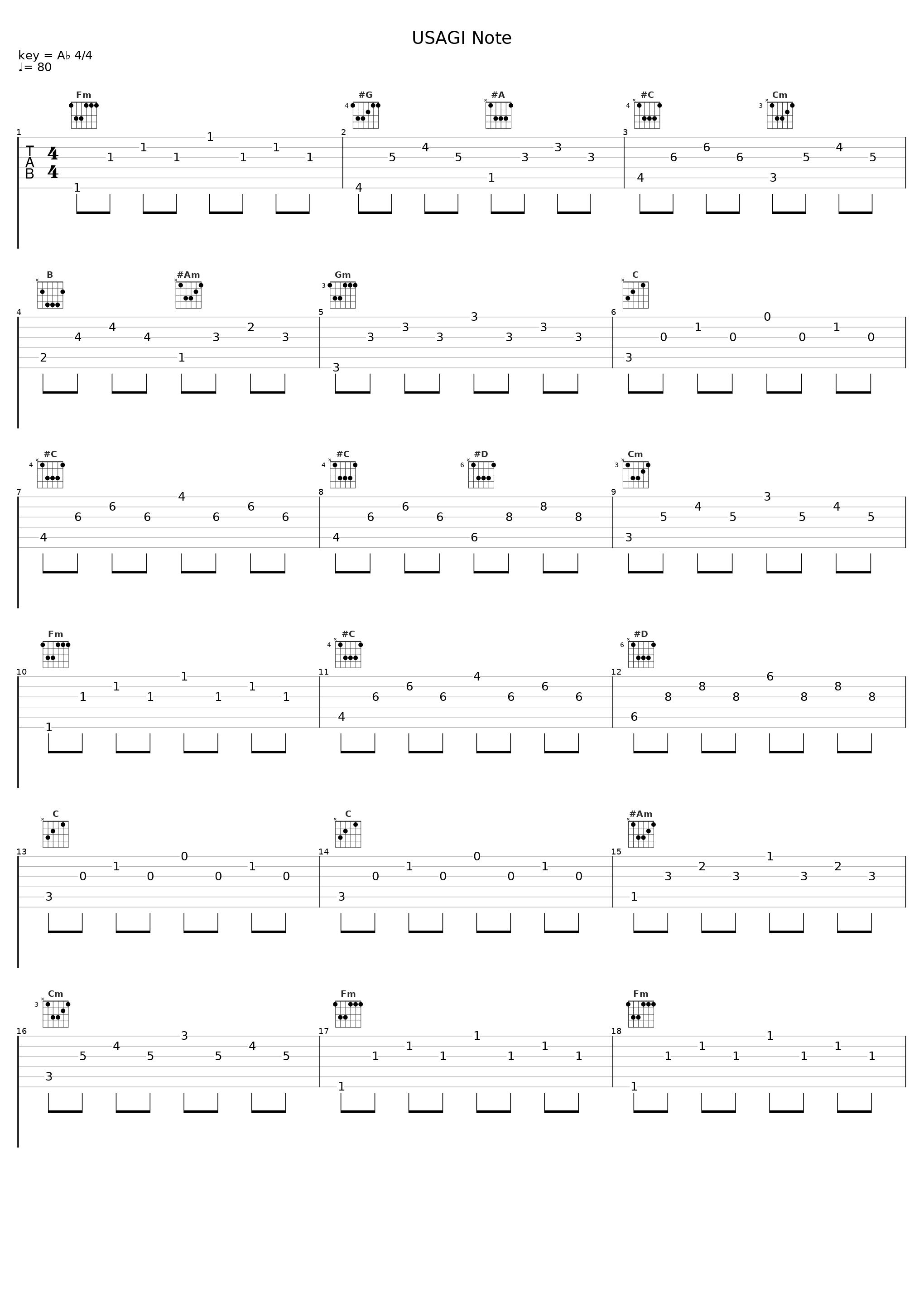 USAGI Note_日本ACG_1