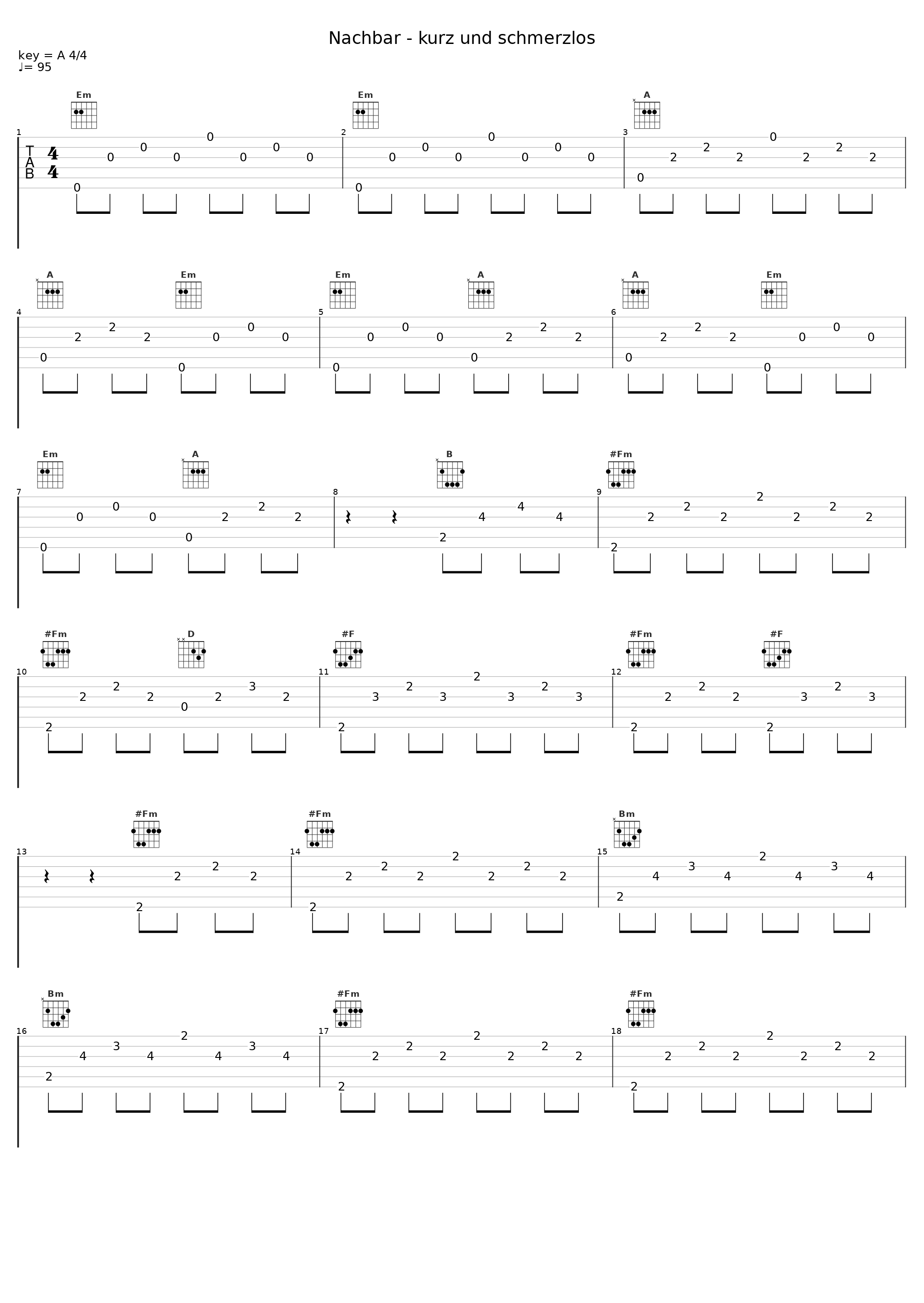 Nachbar - kurz und schmerzlos_Frank Zander_1