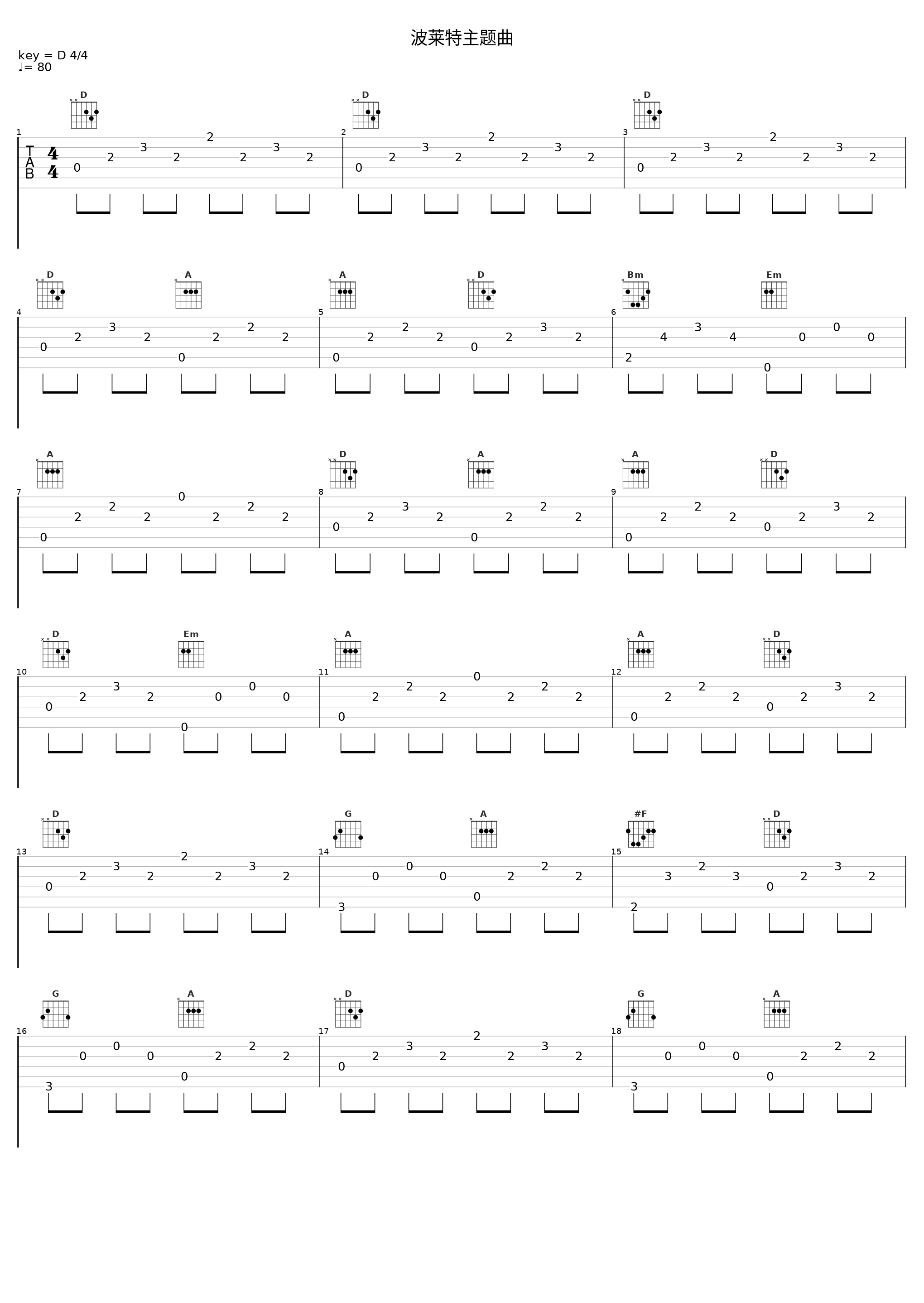 波莱特主题曲_日本ACG_1
