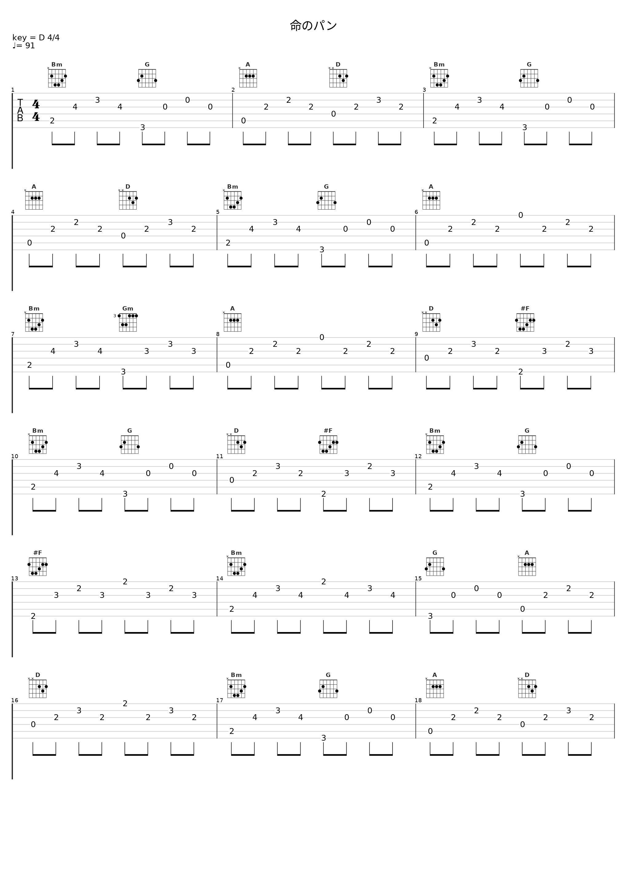 命のパン_日本ACG_1