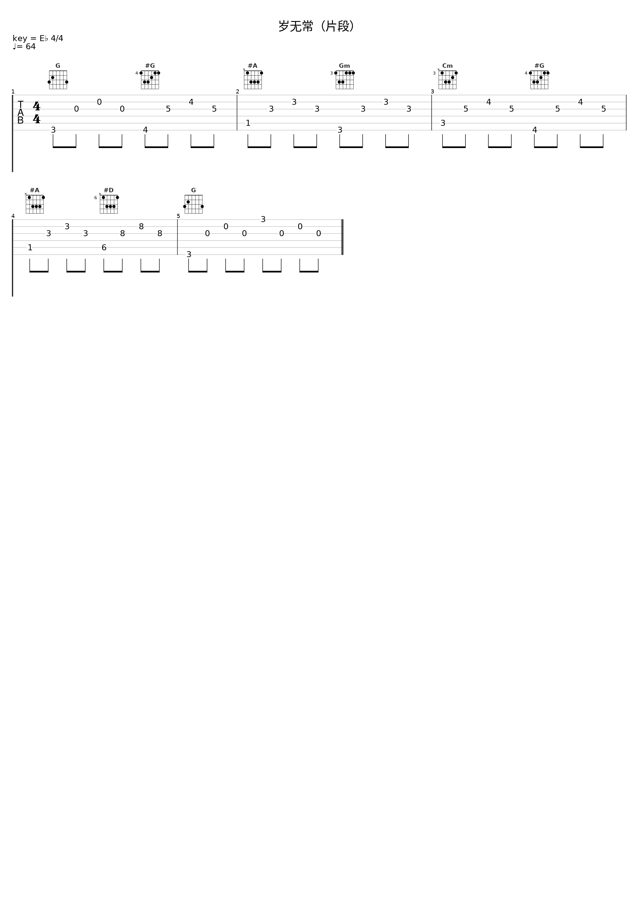 岁无常(片段)_糯米Nomi_1