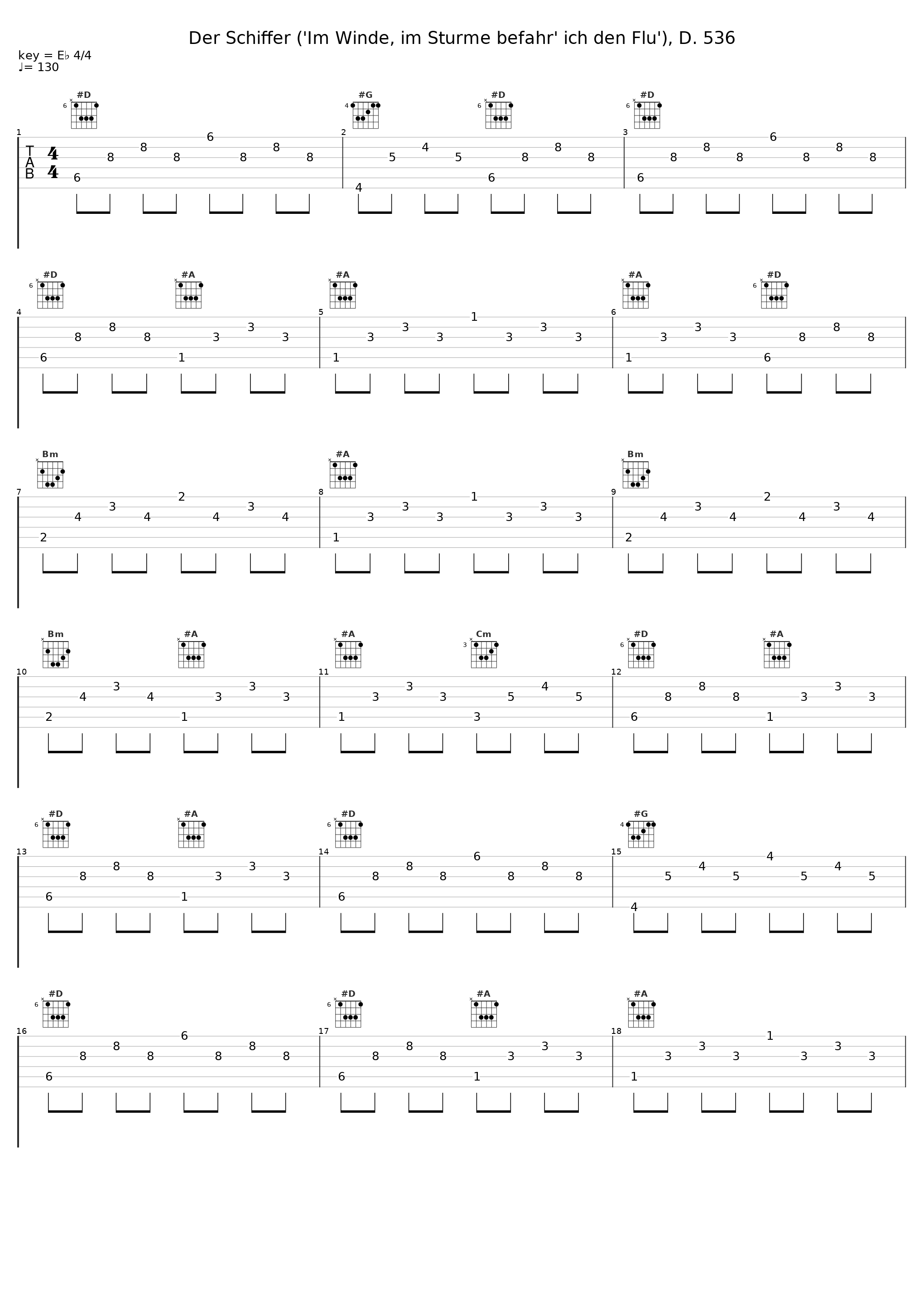 Der Schiffer ('Im Winde, im Sturme befahr' ich den Flu'), D. 536_Dietrich Fischer-Dieskau_1