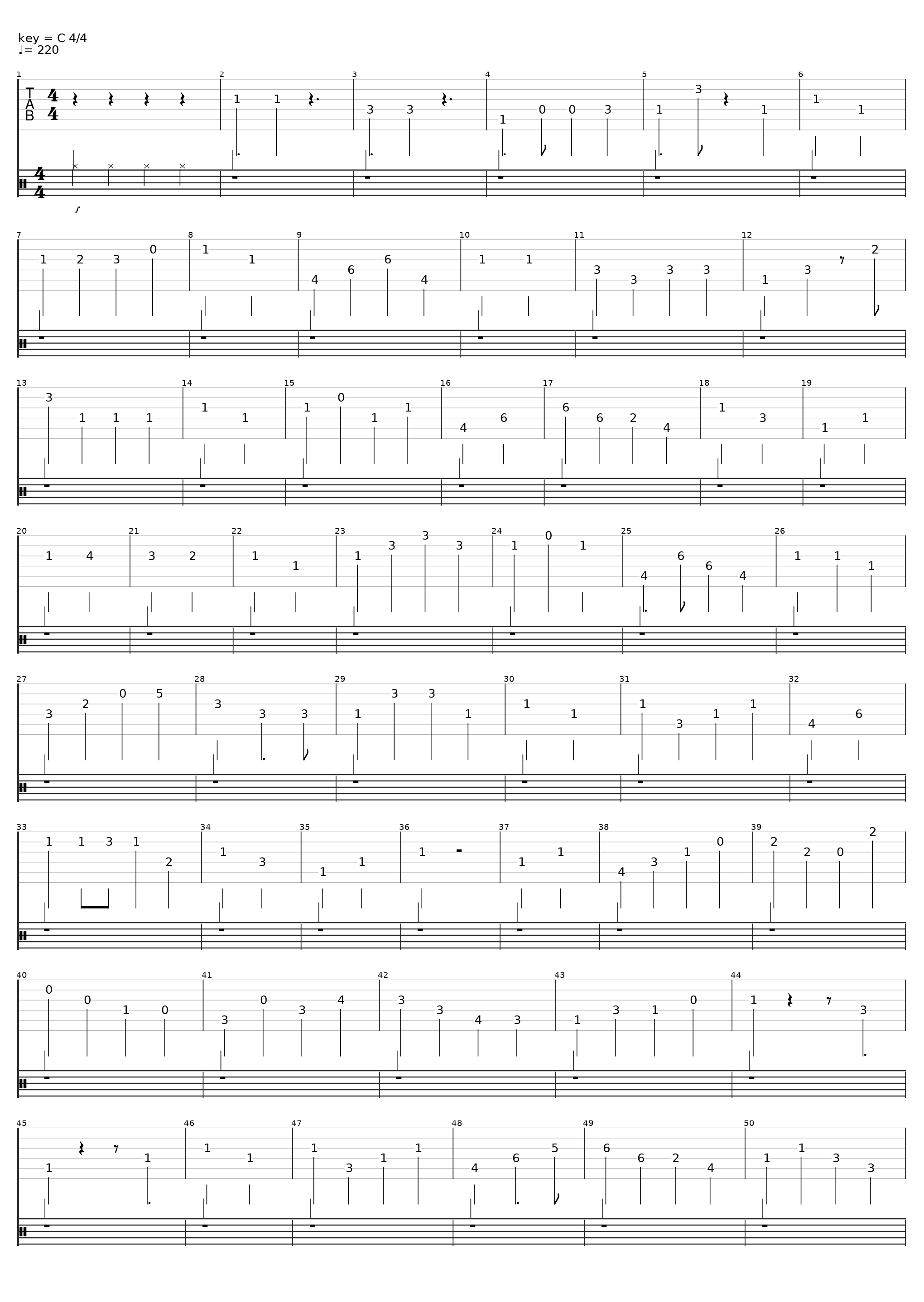 Monsters, Inc. for 6 string bass v1_Randy Newman_1