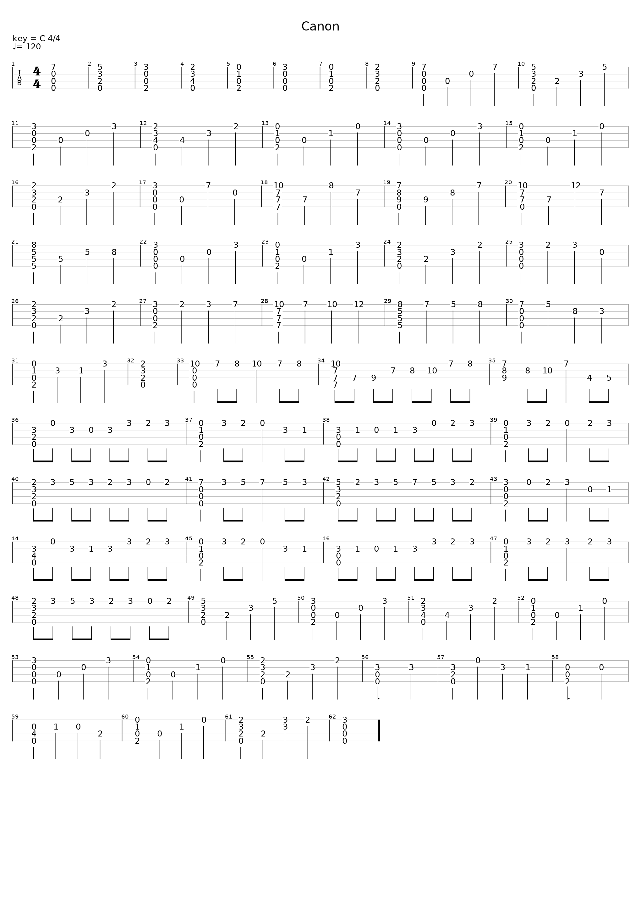 Canon_Johann Pachelbel_1
