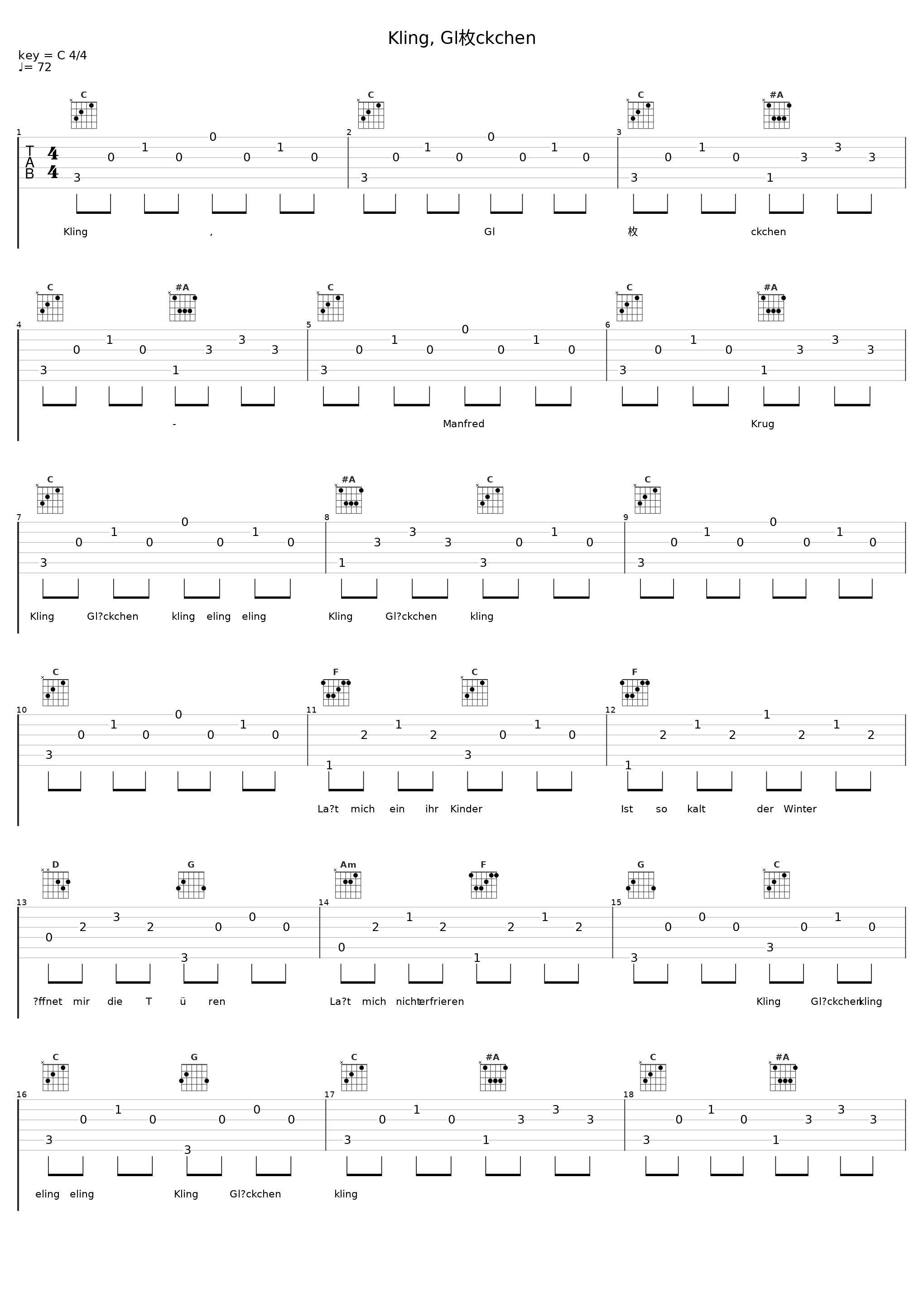 Kling, Gl枚ckchen_Manfred Krug_1