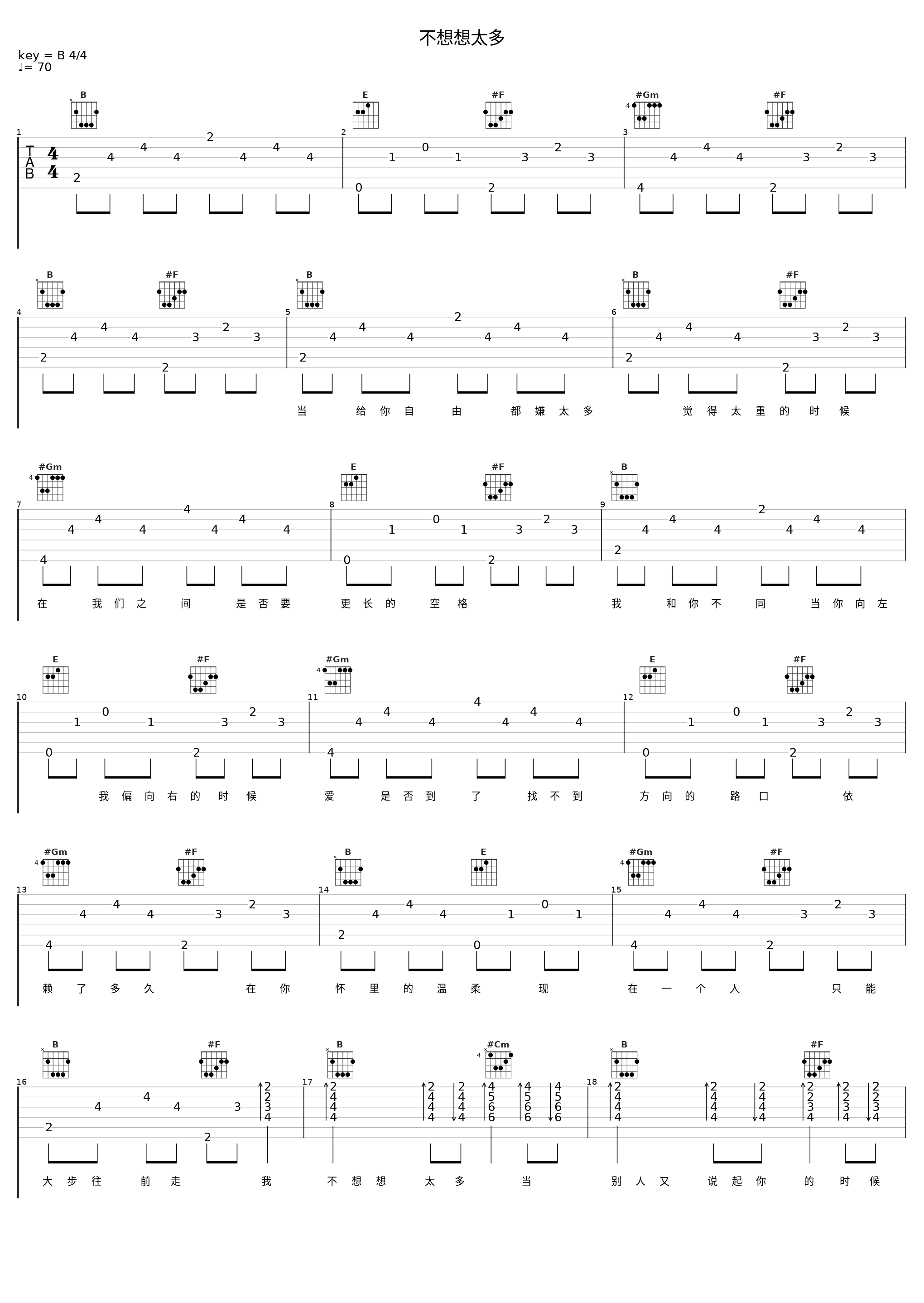 不想想太多_苏慧伦_1