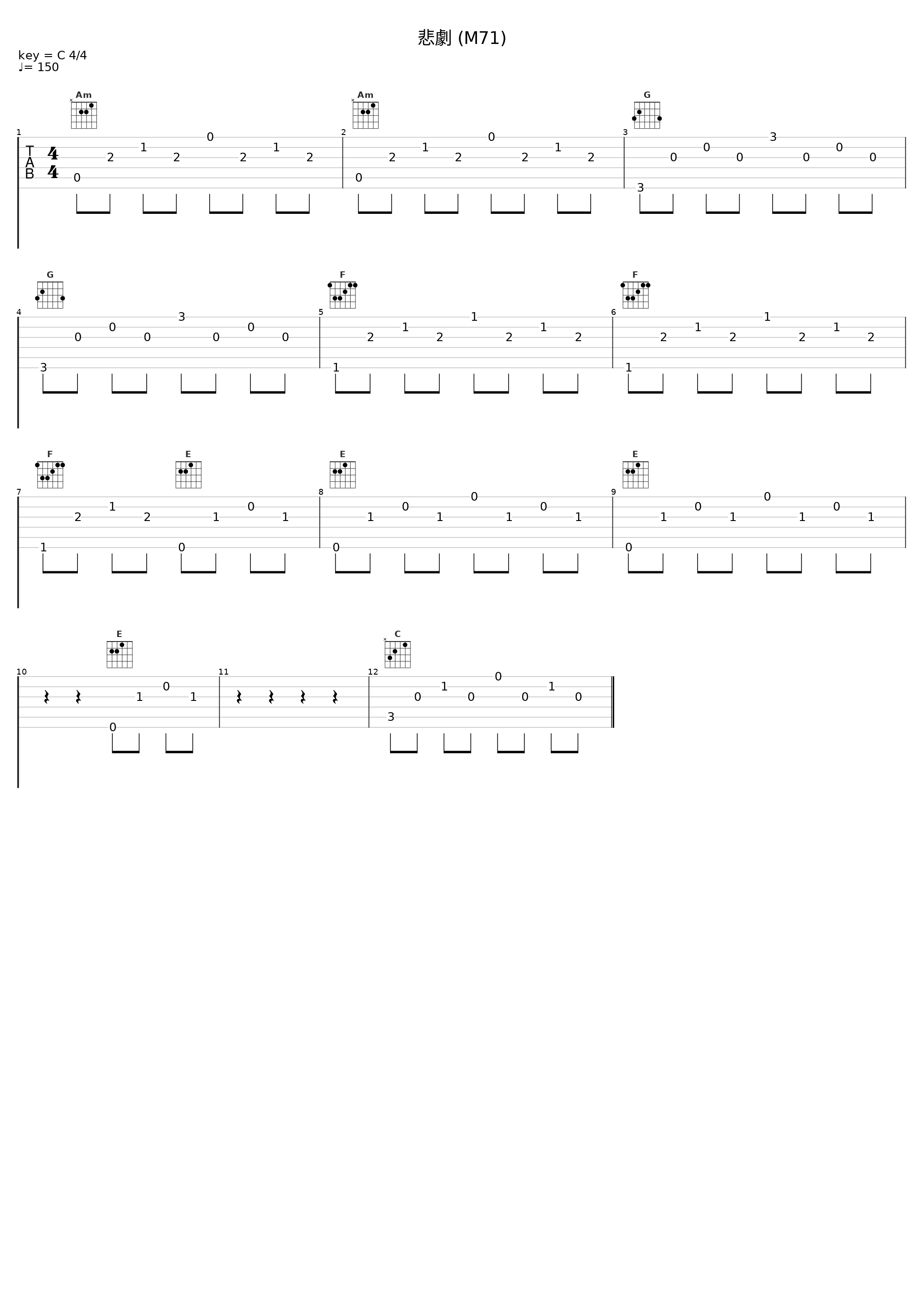 悲劇 (M71)_横山菁児_1