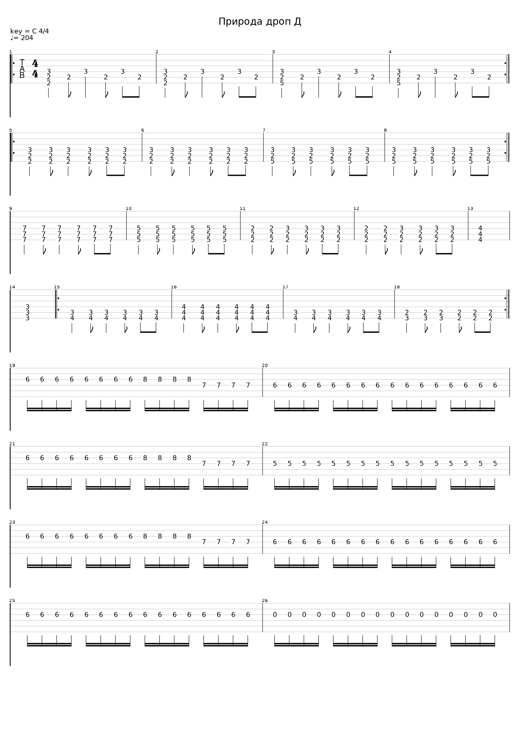 Природа Drop D_Сухой Завтрак Из Детей_1