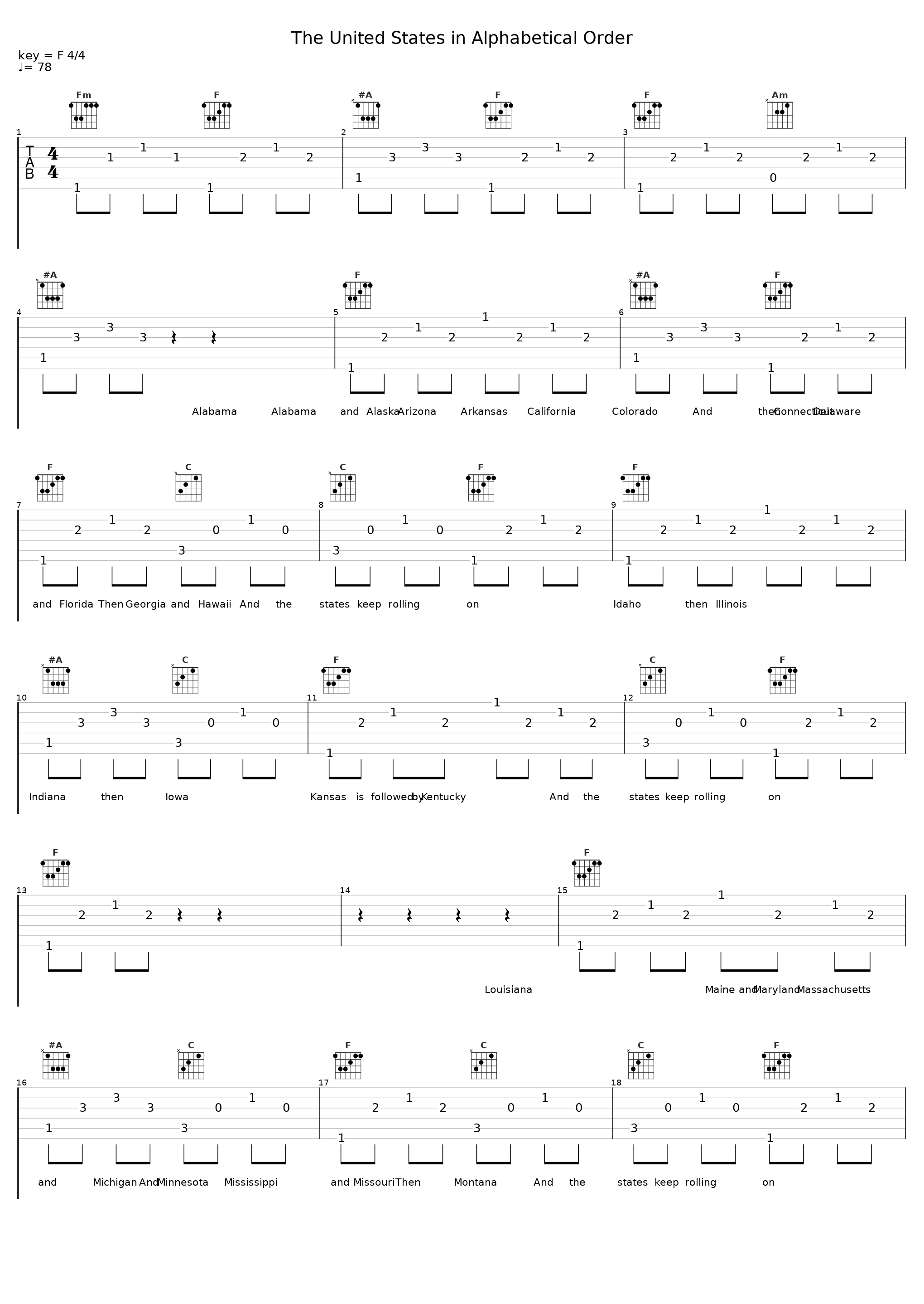 The United States in Alphabetical Order_The Kiboomers_1