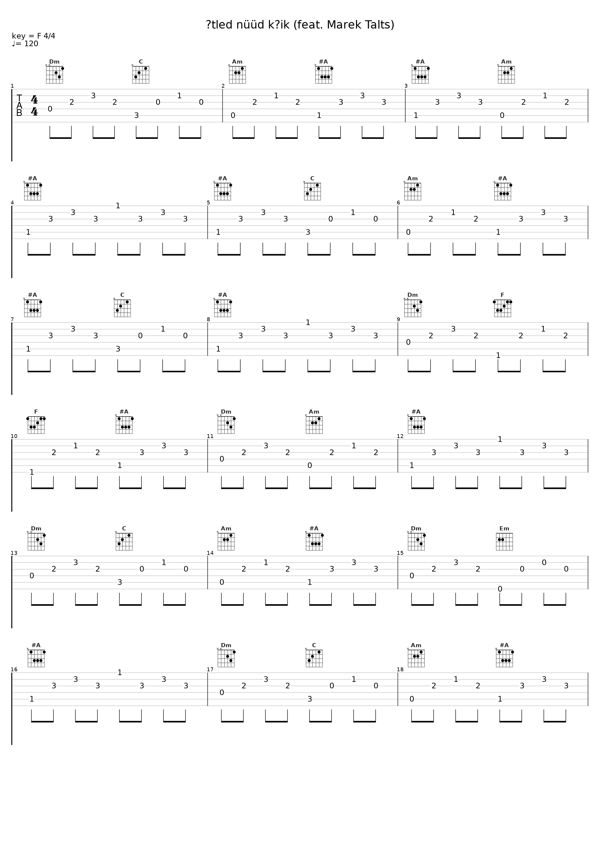 Ütled nüüd kõik (feat. Marek Talts)_Sine,Marek Talts_1