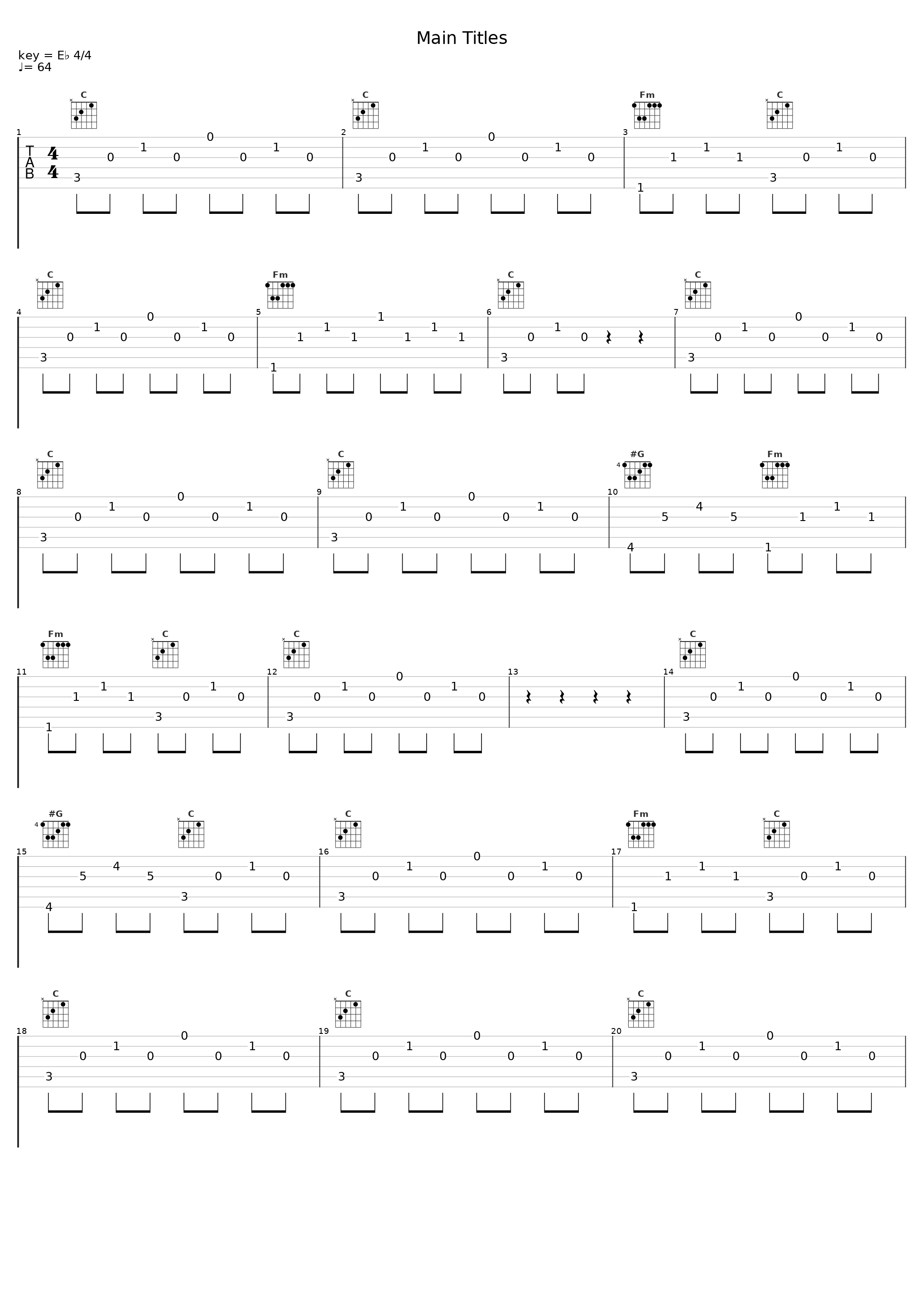 Main Titles_Klaus Badelt_1