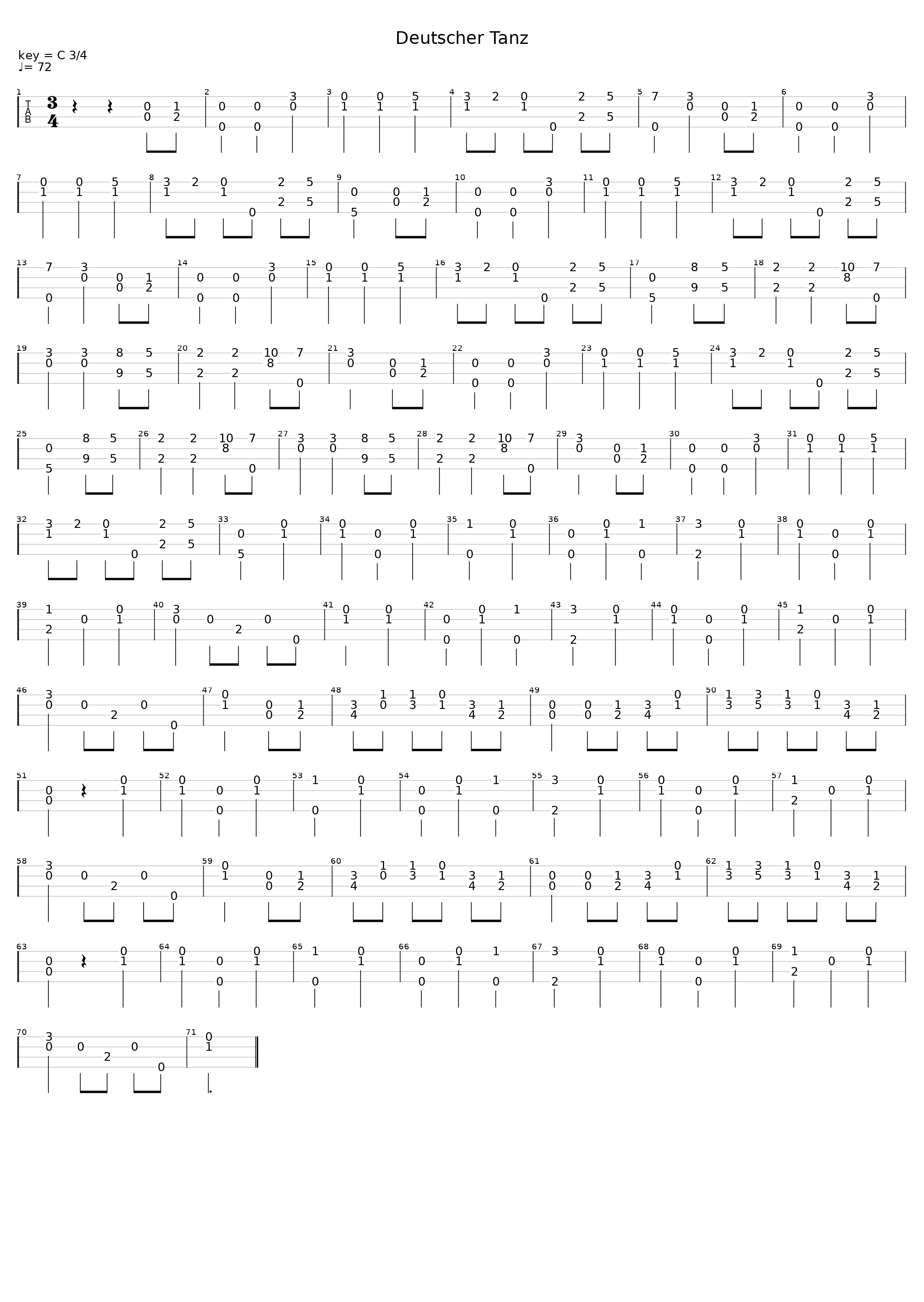 Deutscher Tanz_Mozart_1