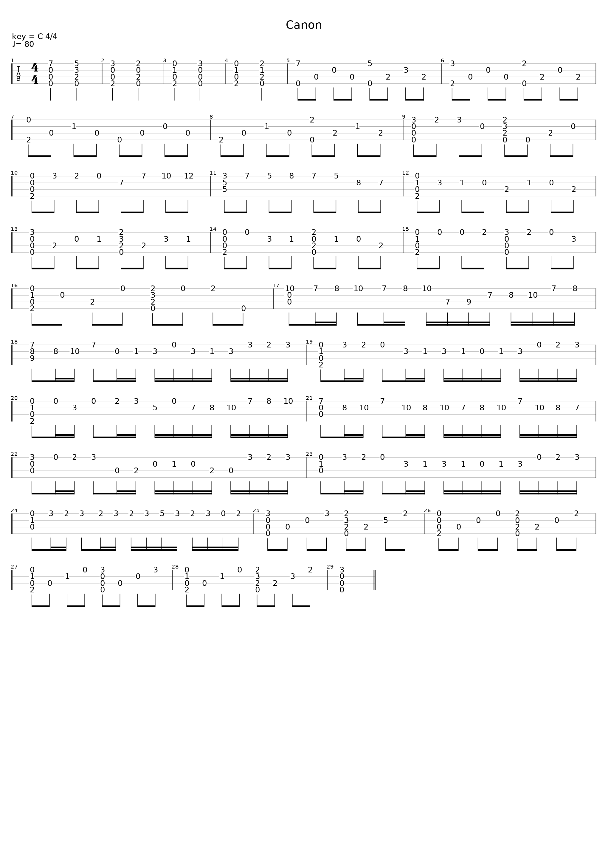 Canon_Johann Pachelbel_1
