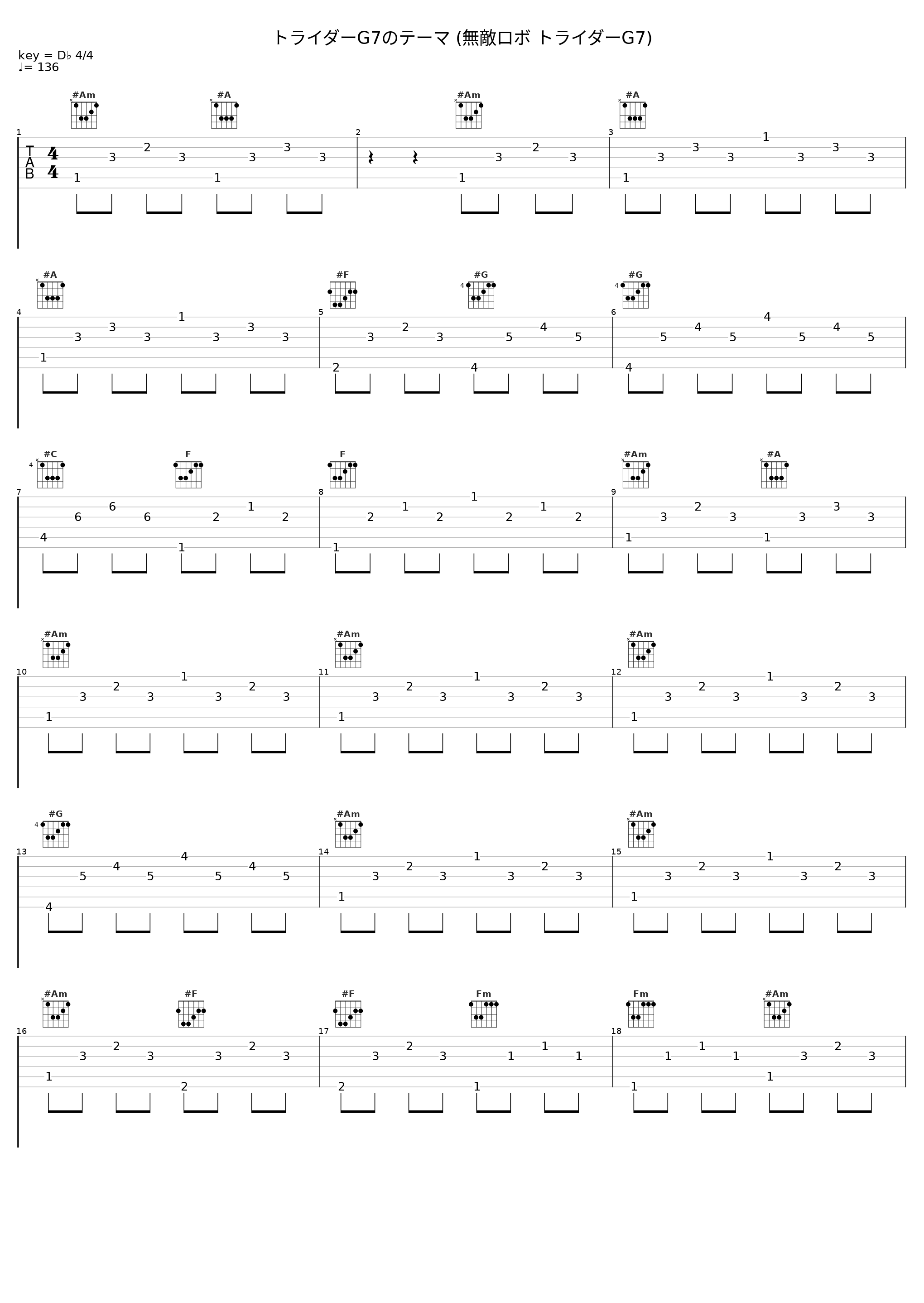 トライダーG7のテーマ (無敵ロボ トライダーG7)_V.A._1