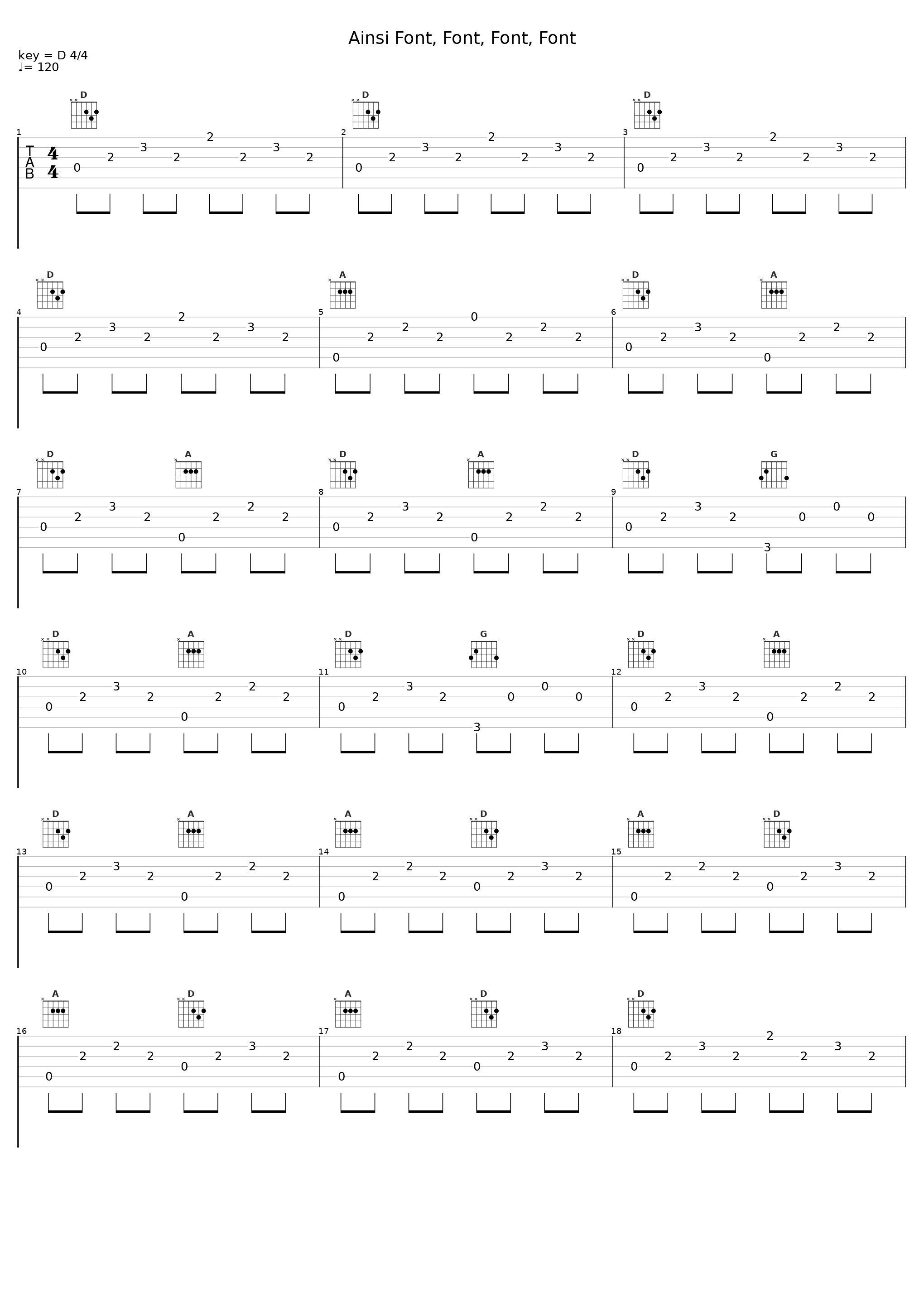 Ainsi Font, Font, Font, Font_The Kiboomers_1