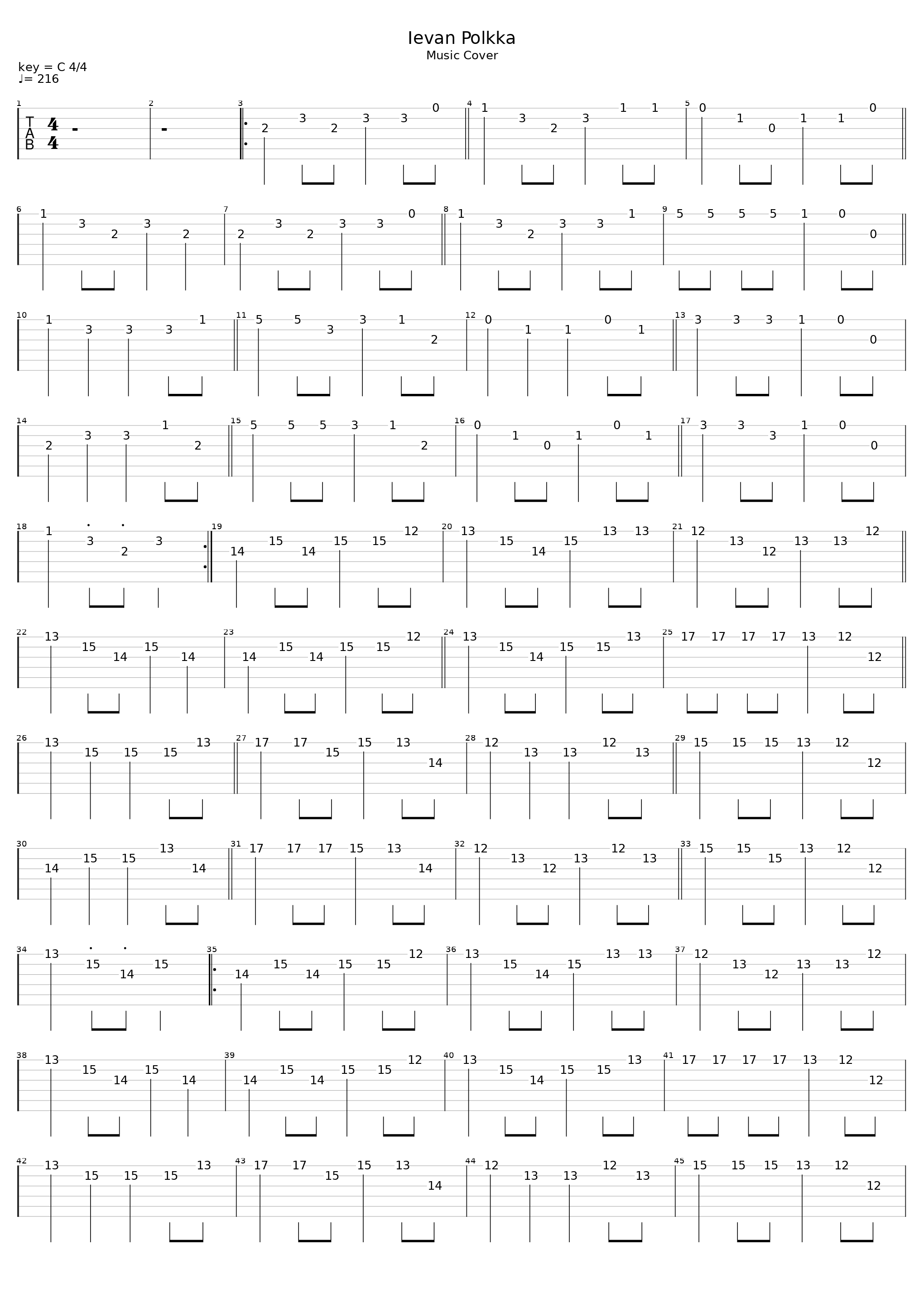 Ievan Polkka_Scarlet Resonance_1