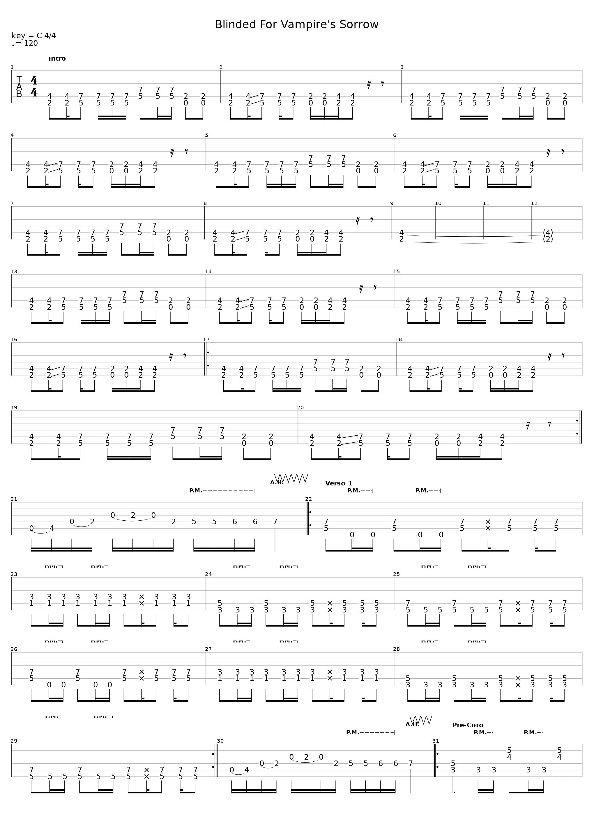 Blinded For Vampire's Sorrow_Scarlet Resonance_1