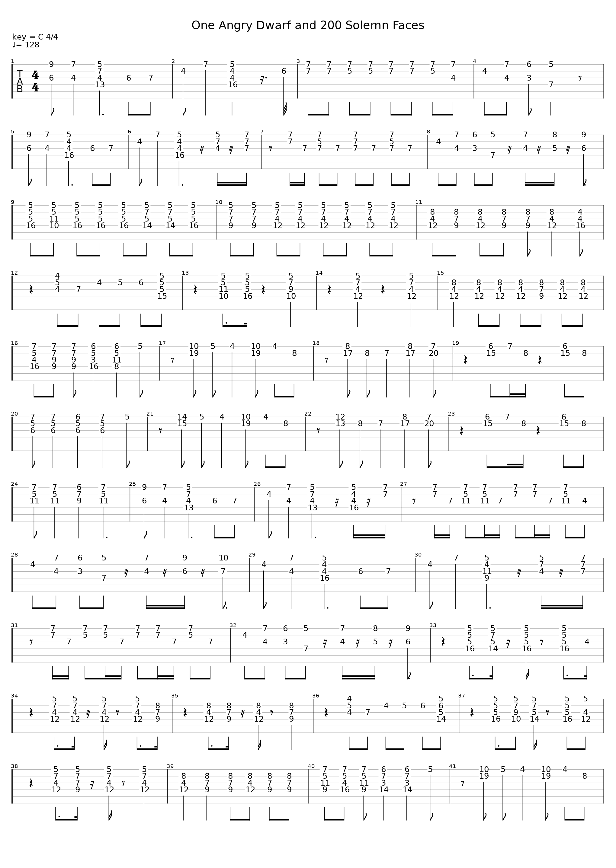 One Angry Dwarf and 200 Solemn Faces_Ben Folds Five_1