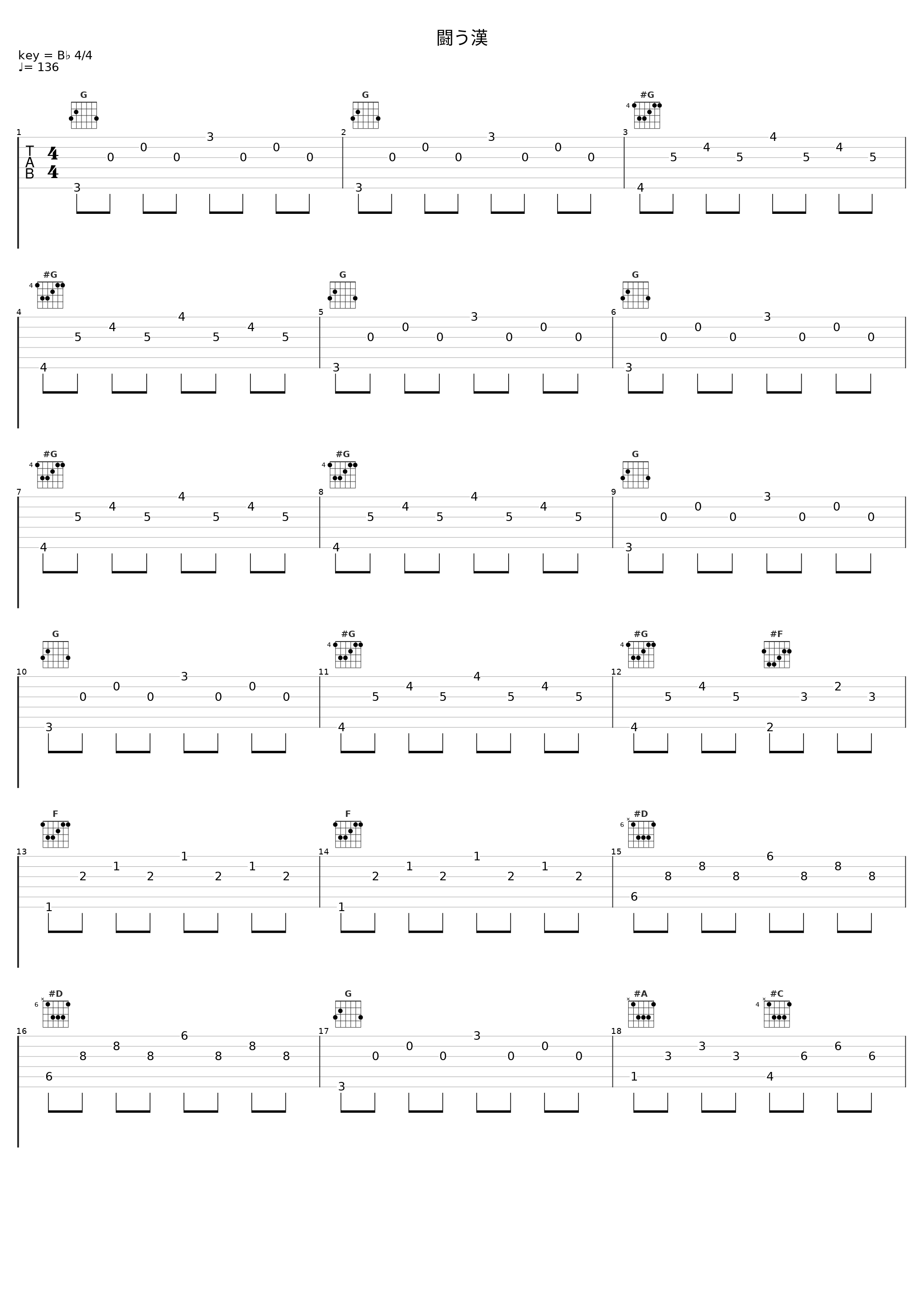 闘う漢_日本ACG_1