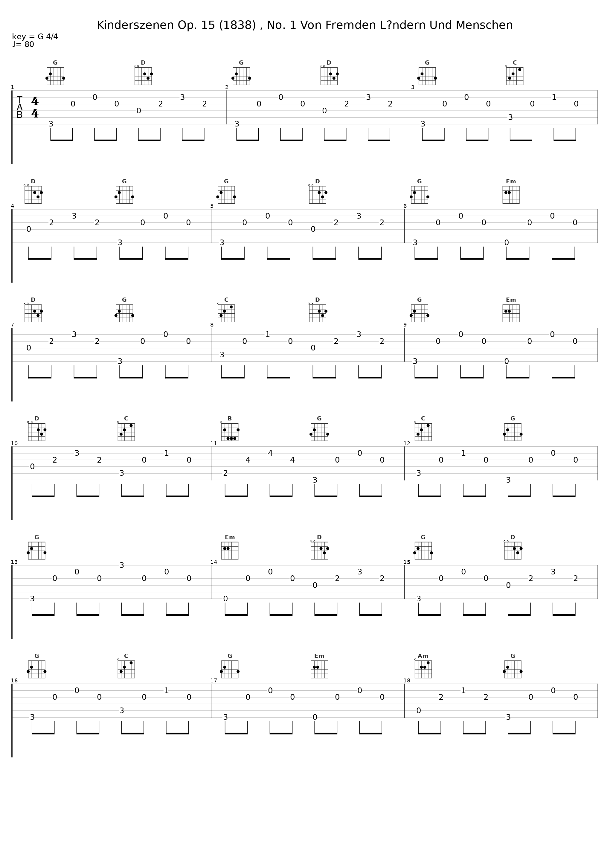 Kinderszenen Op. 15 (1838) , No. 1 Von Fremden Ländern Und Menschen_Marco Mantovani,Robert Schumann_1