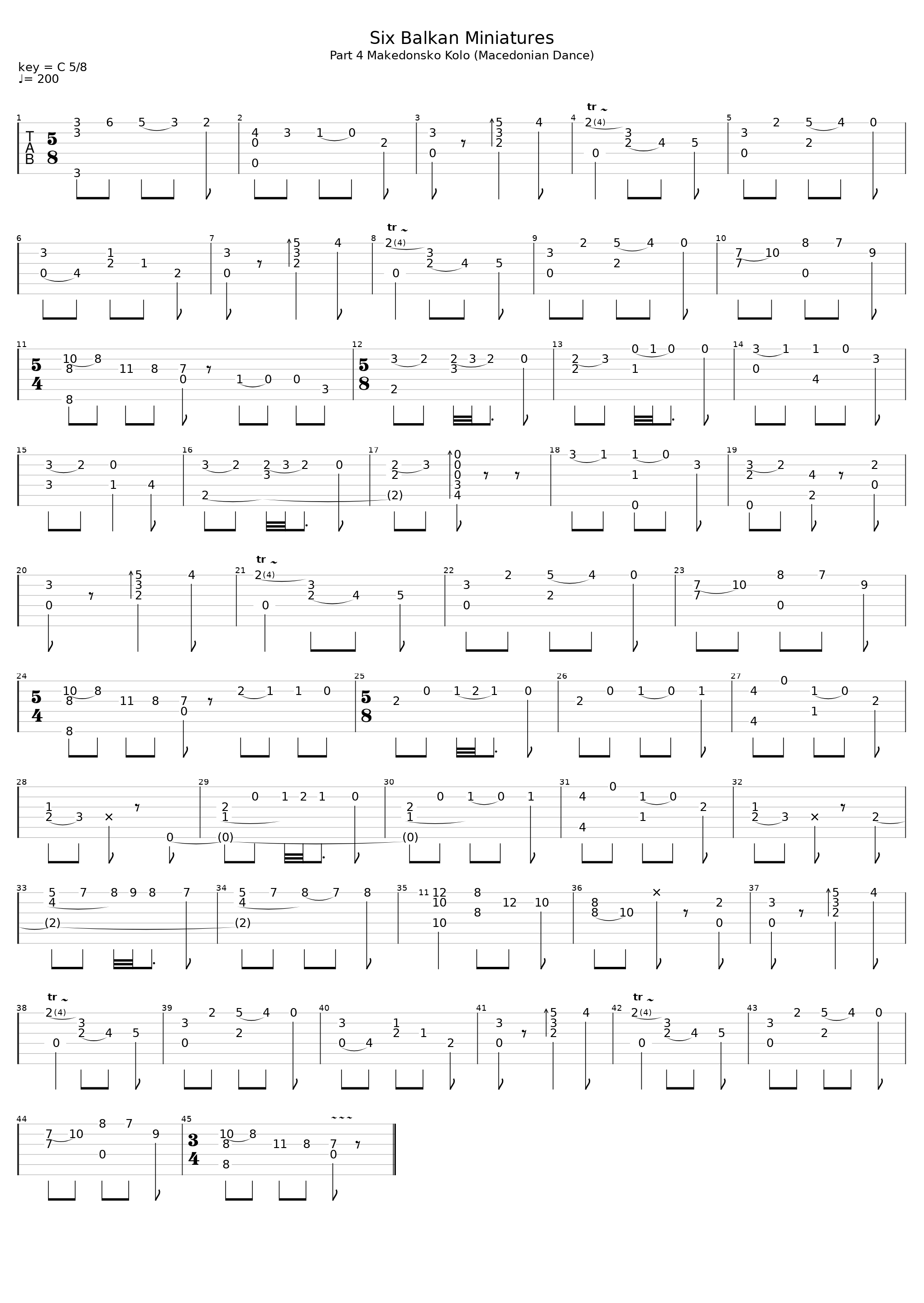 Six Balkan Miniatures Part 4_Dusan Bogdanovic_1