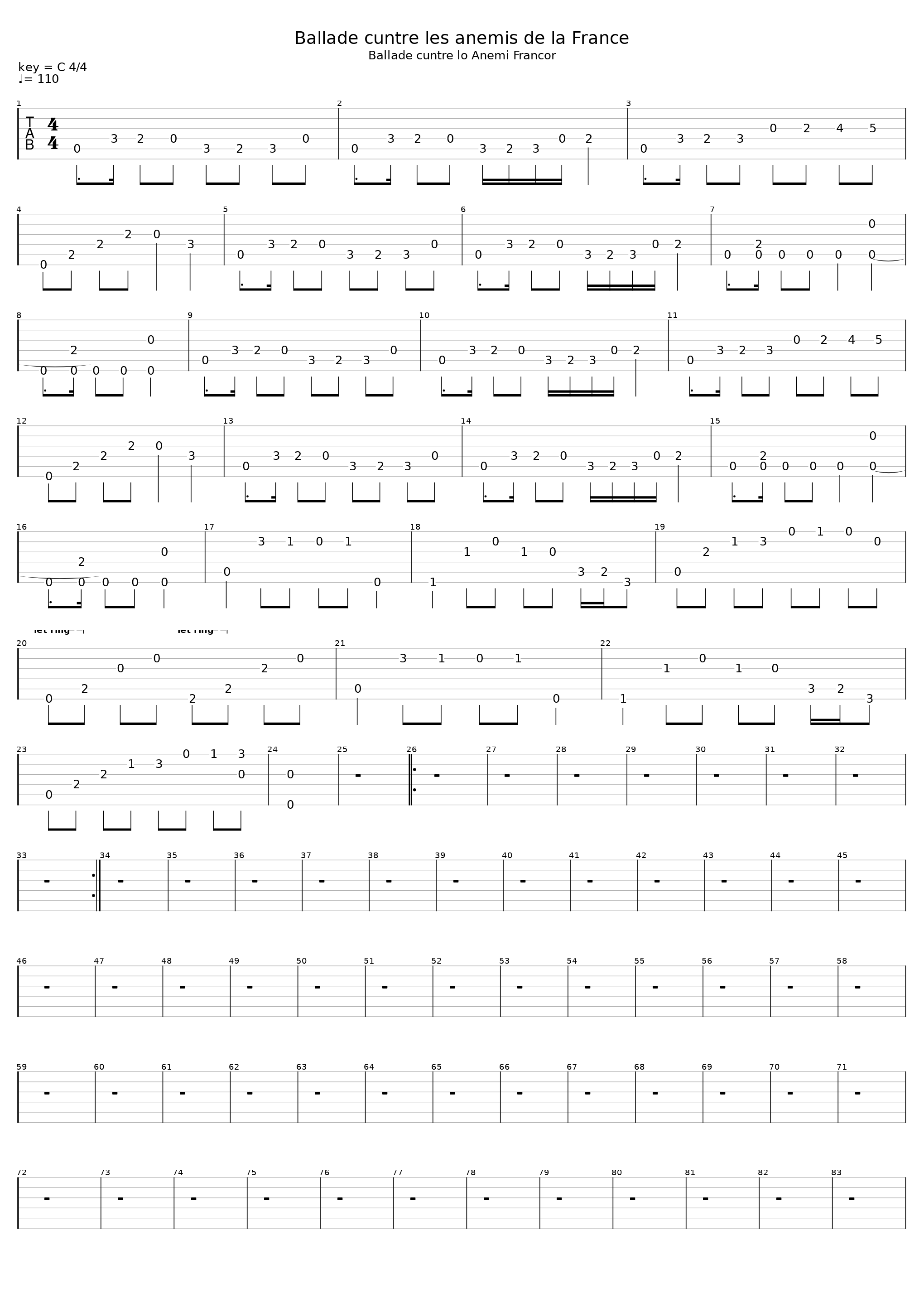 Ballade Cuntre Les Anemis De La France_Peste Noire_1